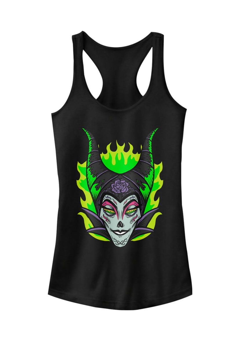 Maleficent Sugar Skull Graphic Tank