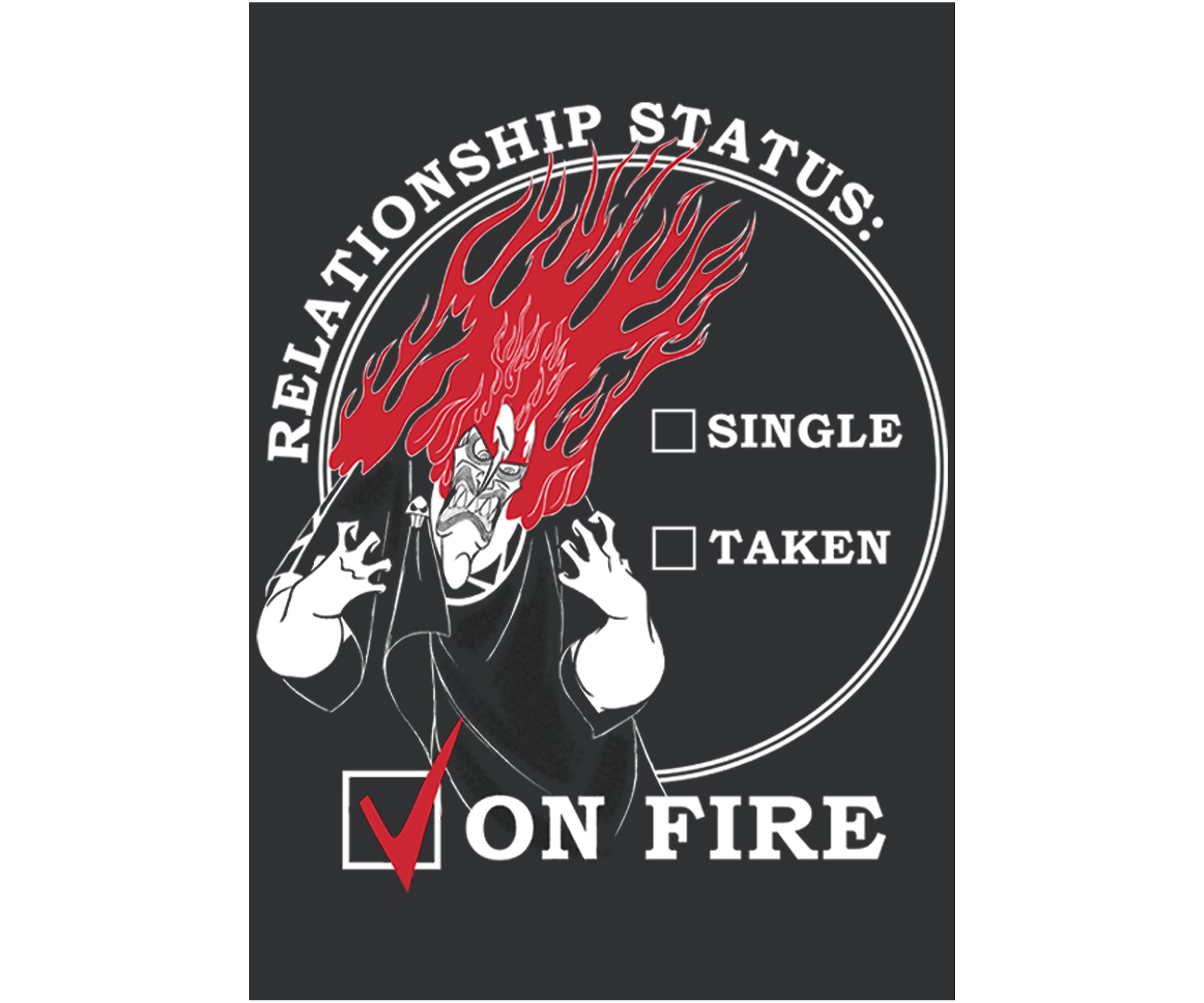 Relationship On Fire Graphic Tank