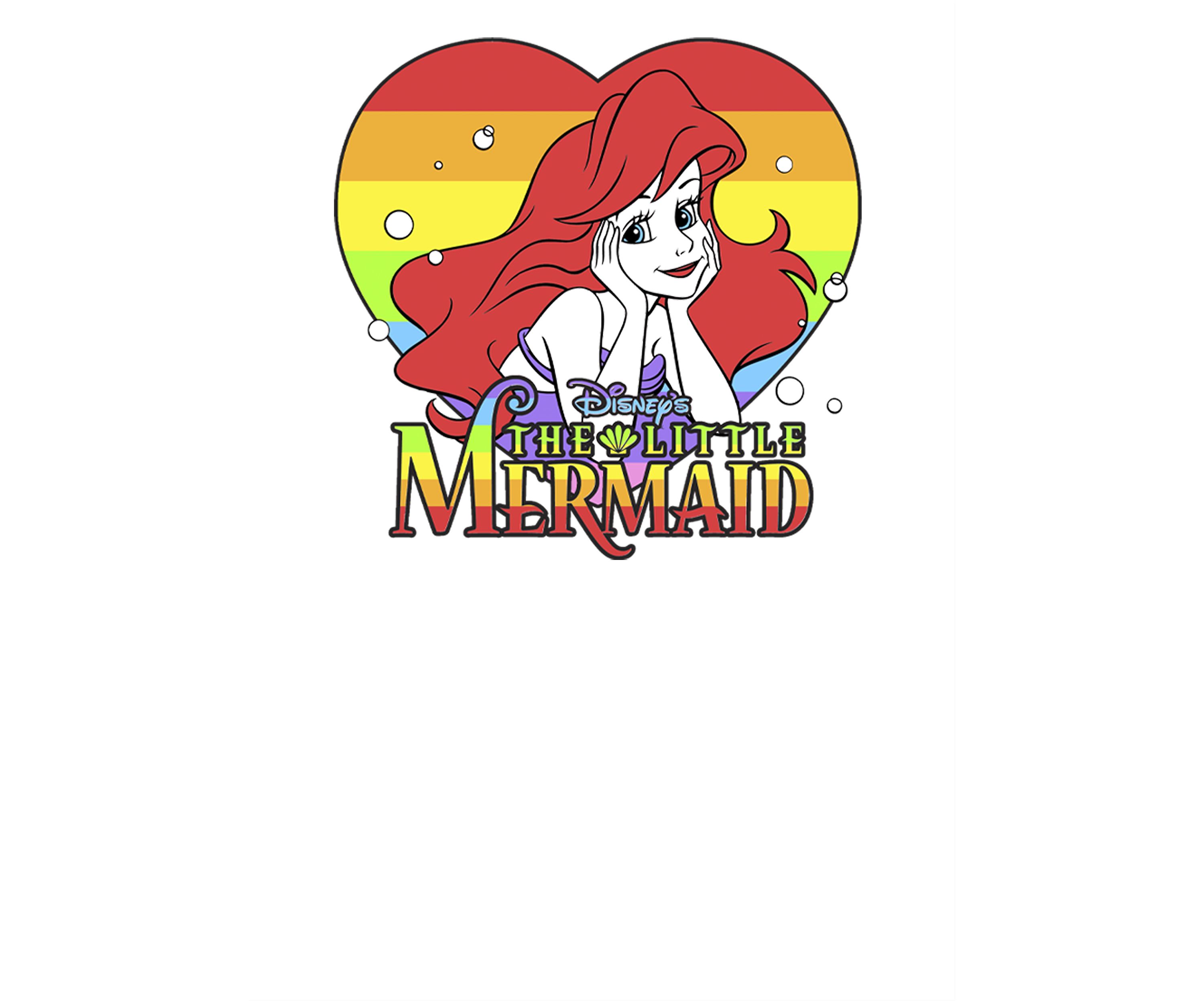 Rainbow Ariel Graphic T-Shirt