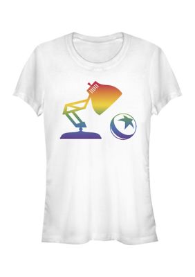 Disney Pixar Women's Luxo Spectrum Graphic T-Shirt, White, XXL