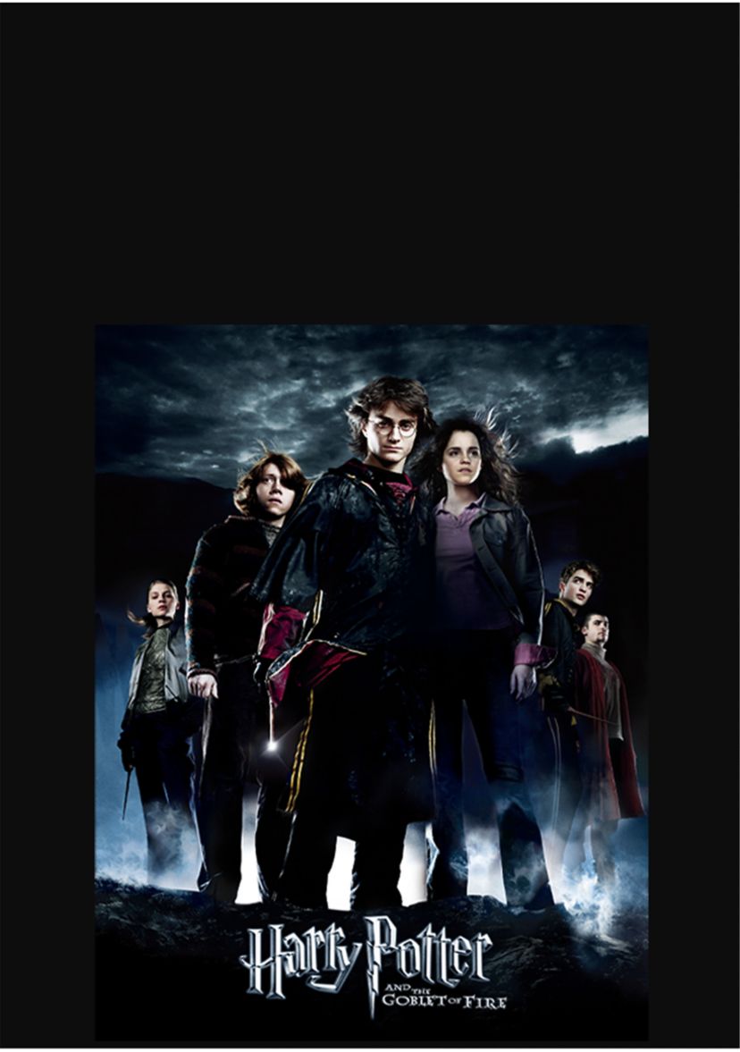 Potter Goblet Group Poster Graphic Tank