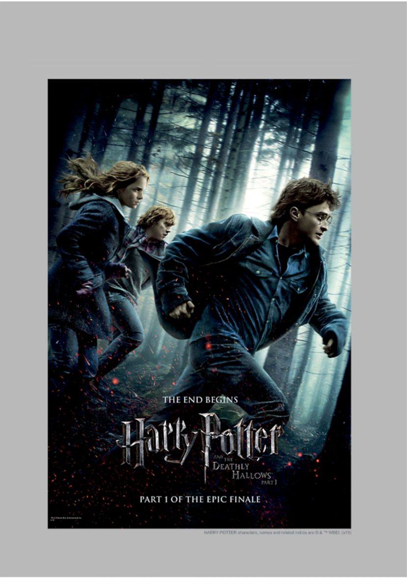 Deathly Hallows Part One Poster Graphic T-Shirt