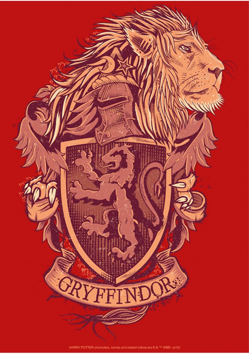 Gryffindor House Crest Graphic T-Shirt