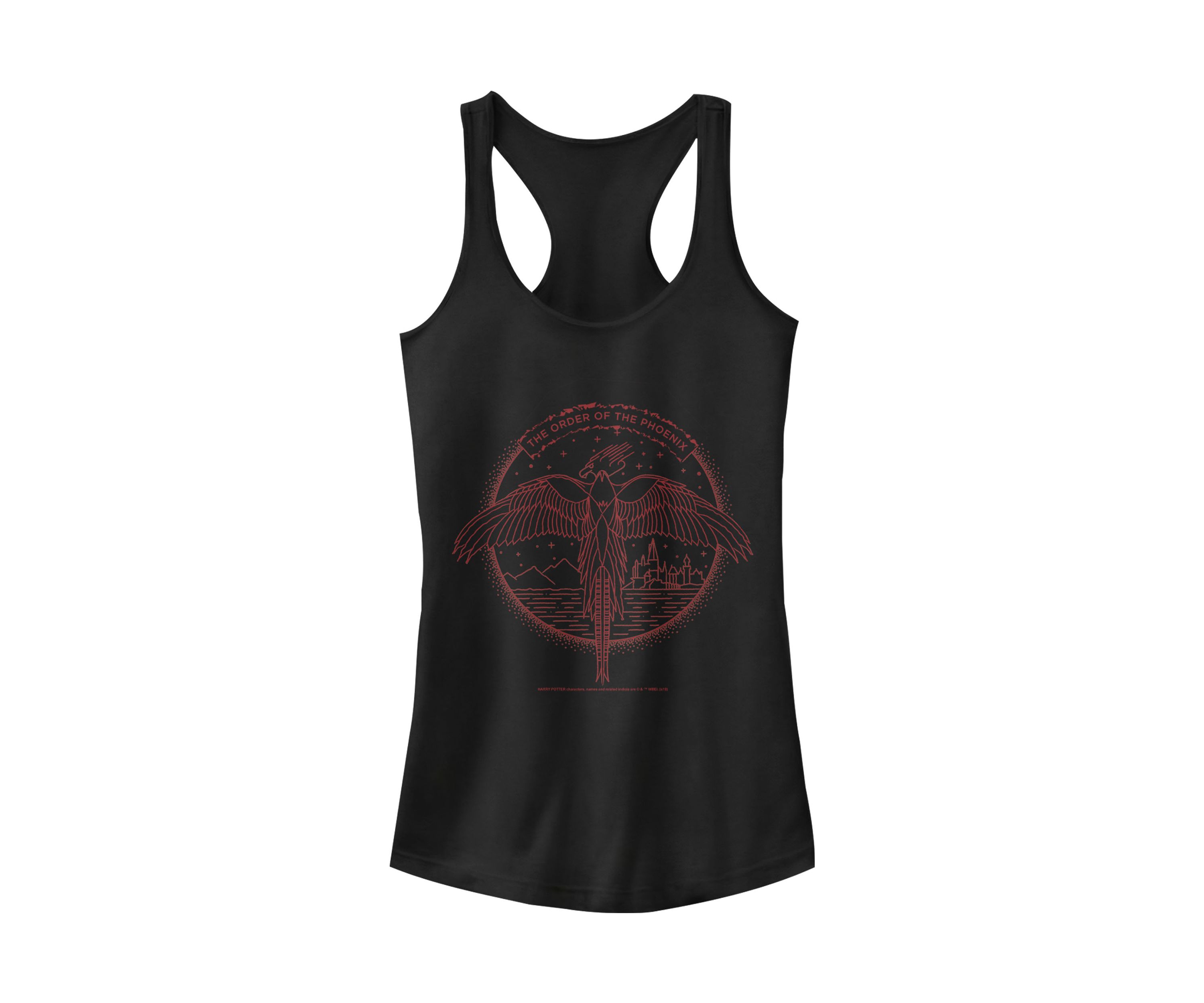 Phoenix Line Art Graphic Tank