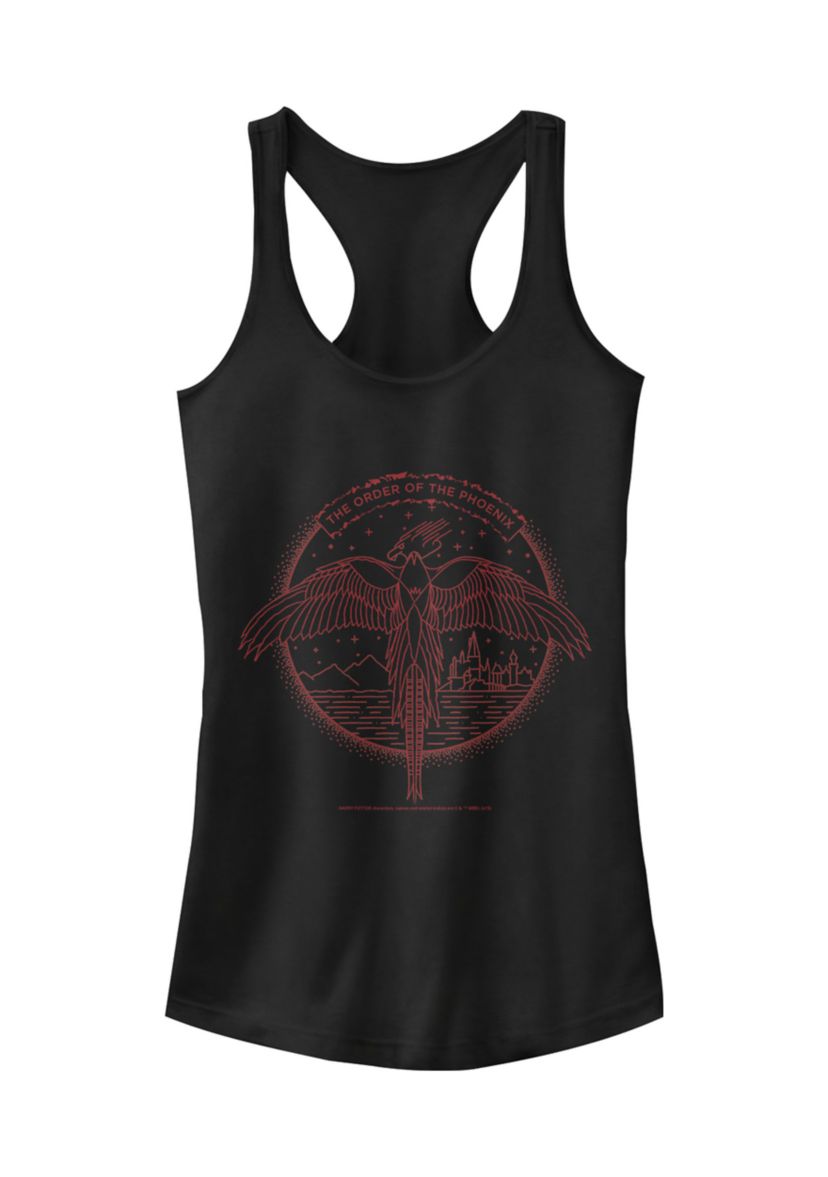 Phoenix Line Art Graphic Tank