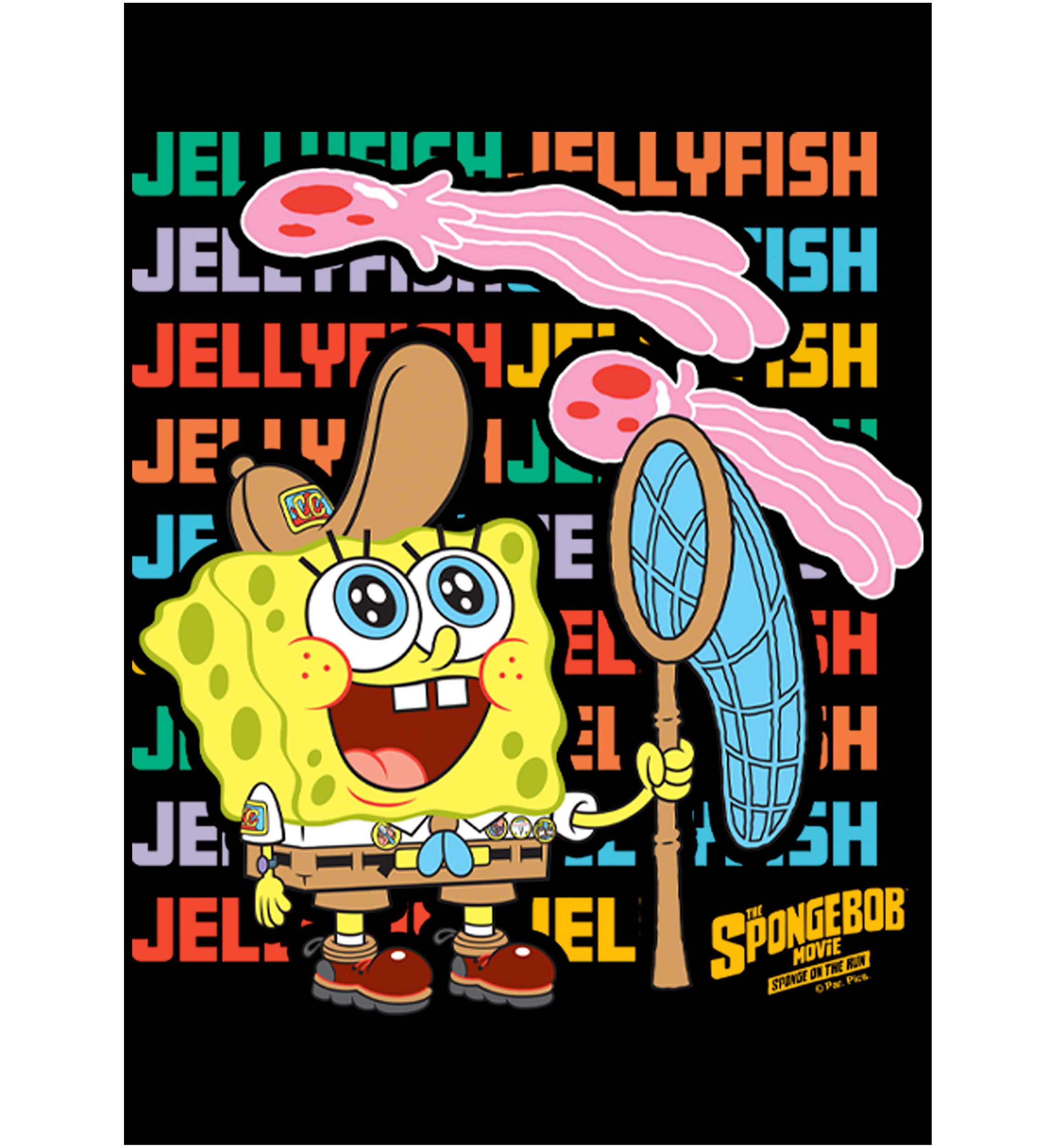 Jellyfishing Stack Graphic T-Shirt