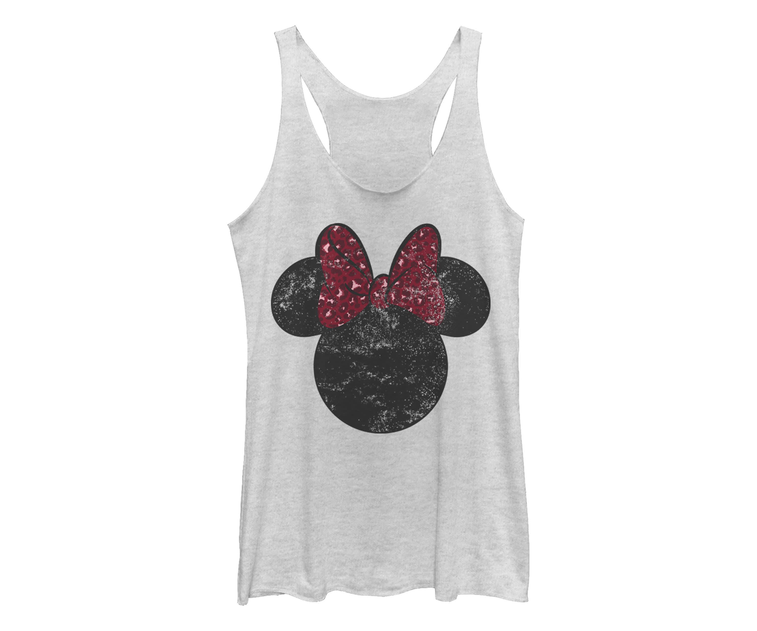 Minnie Leopard Bow Graphic Tank