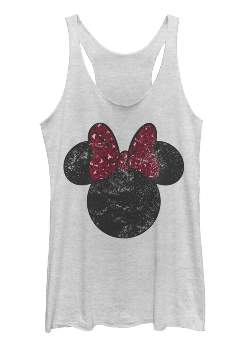 Minnie Leopard Bow Graphic Tank