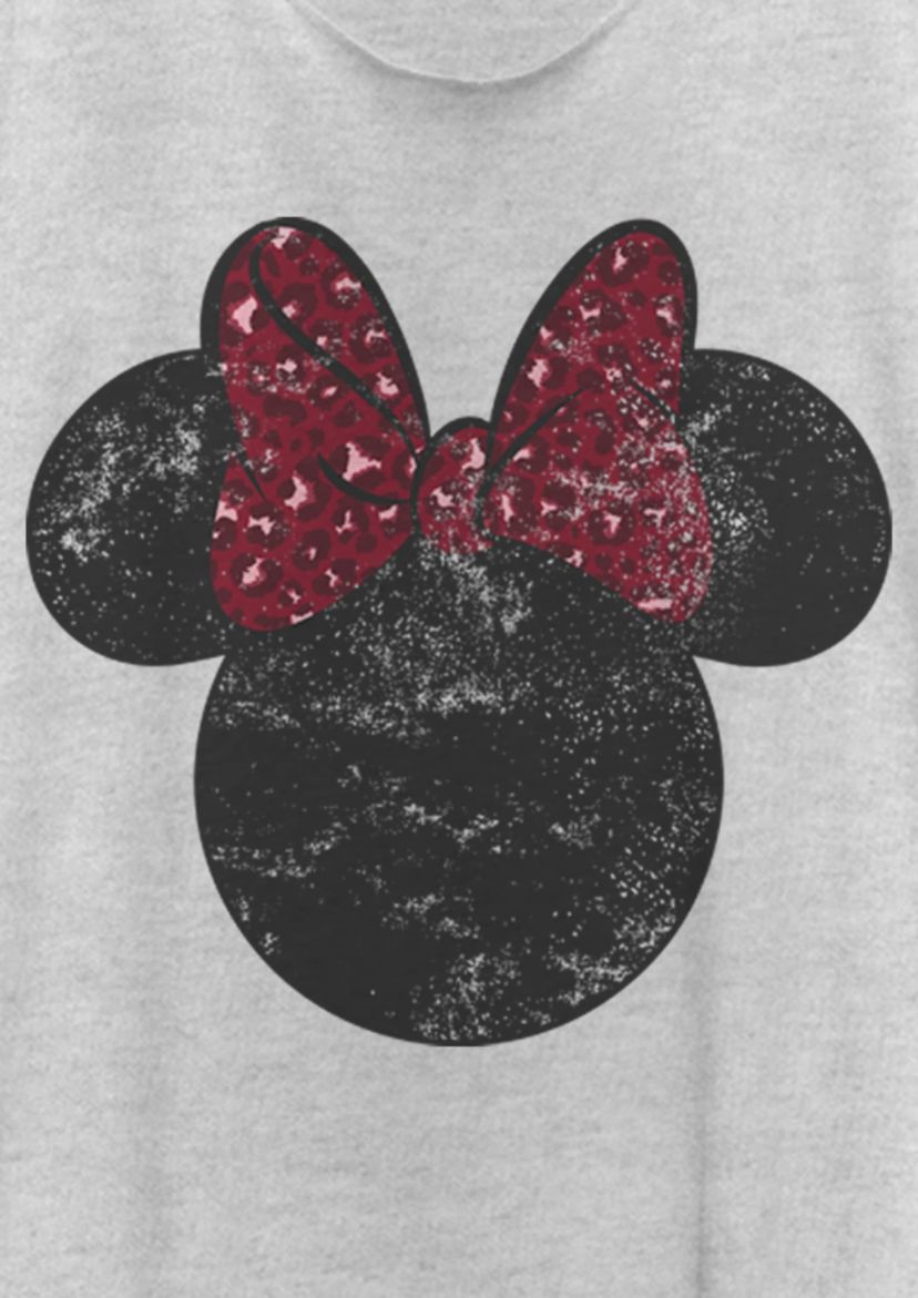 Minnie Leopard Bow Graphic Tank