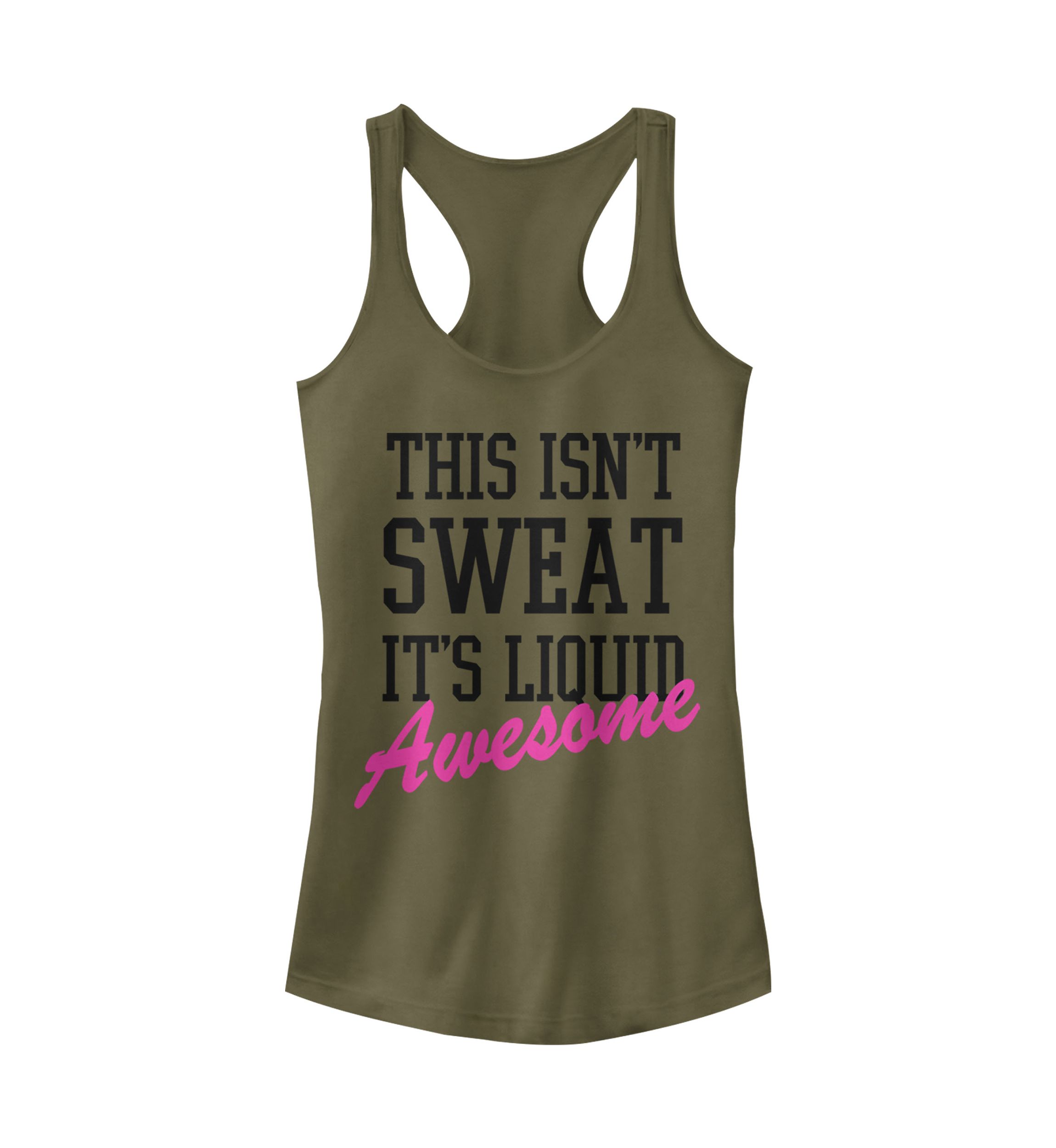 	  Juniors Liquid Awesome Tank Top  