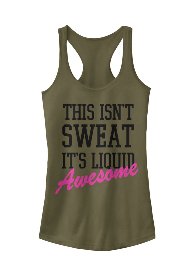 	  Juniors Liquid Awesome Tank Top  