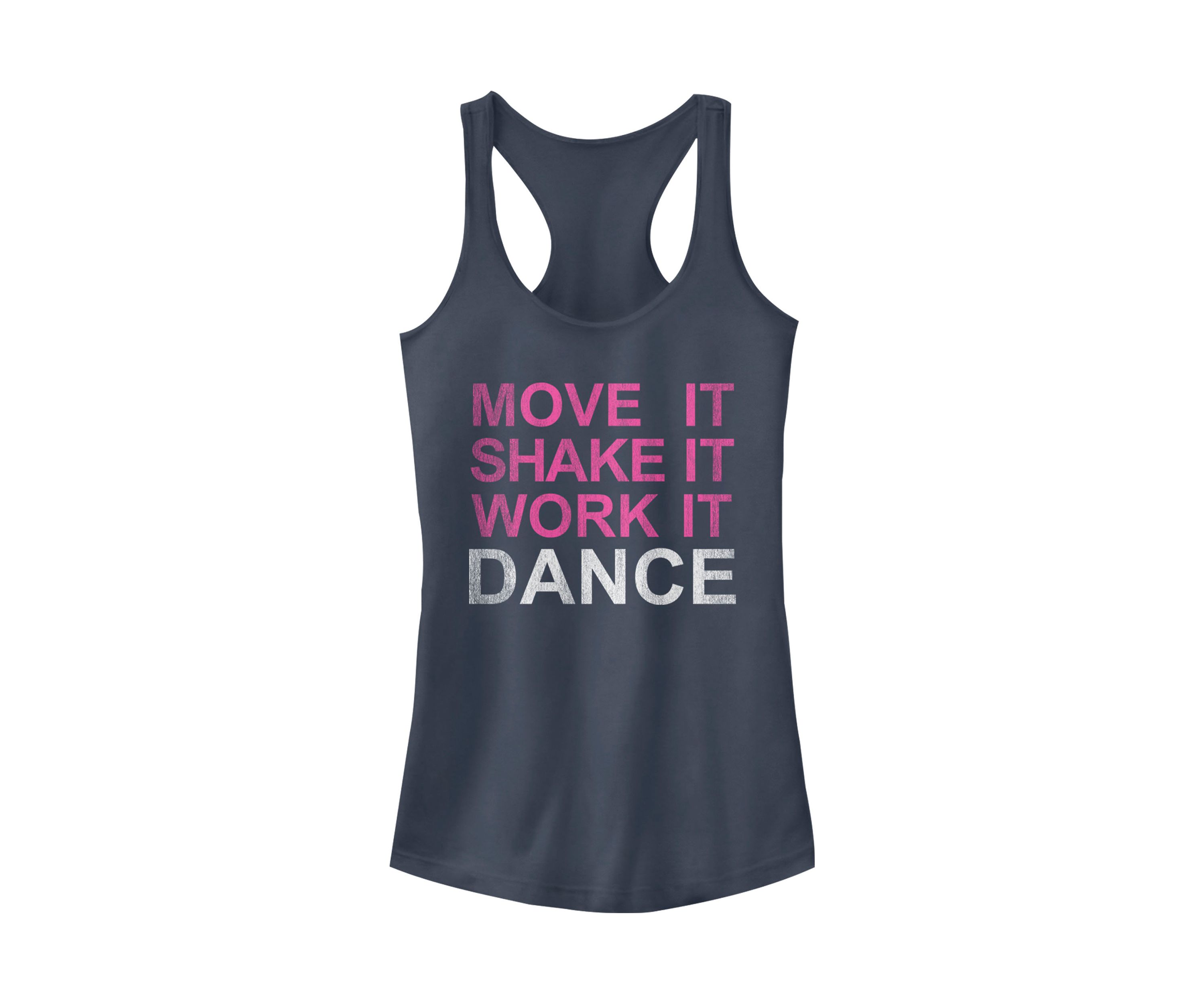 	  Juniors Shake it Tank Top  