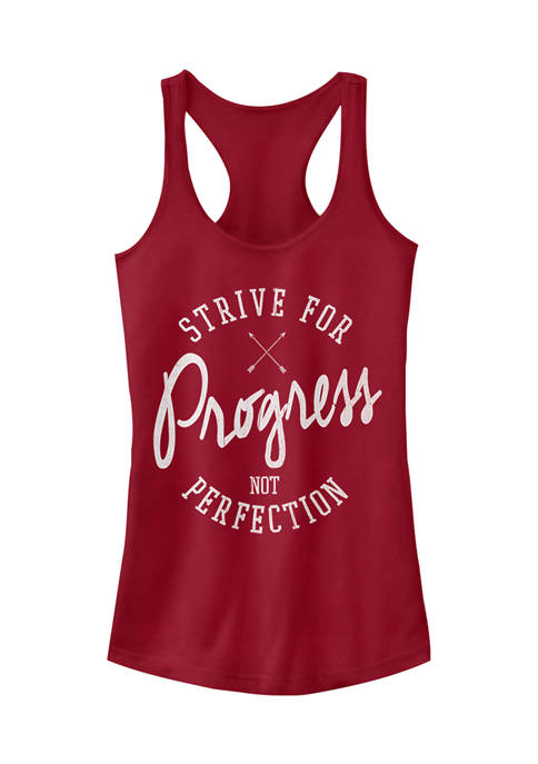 Juniors Not Perfect Graphic Tank Top