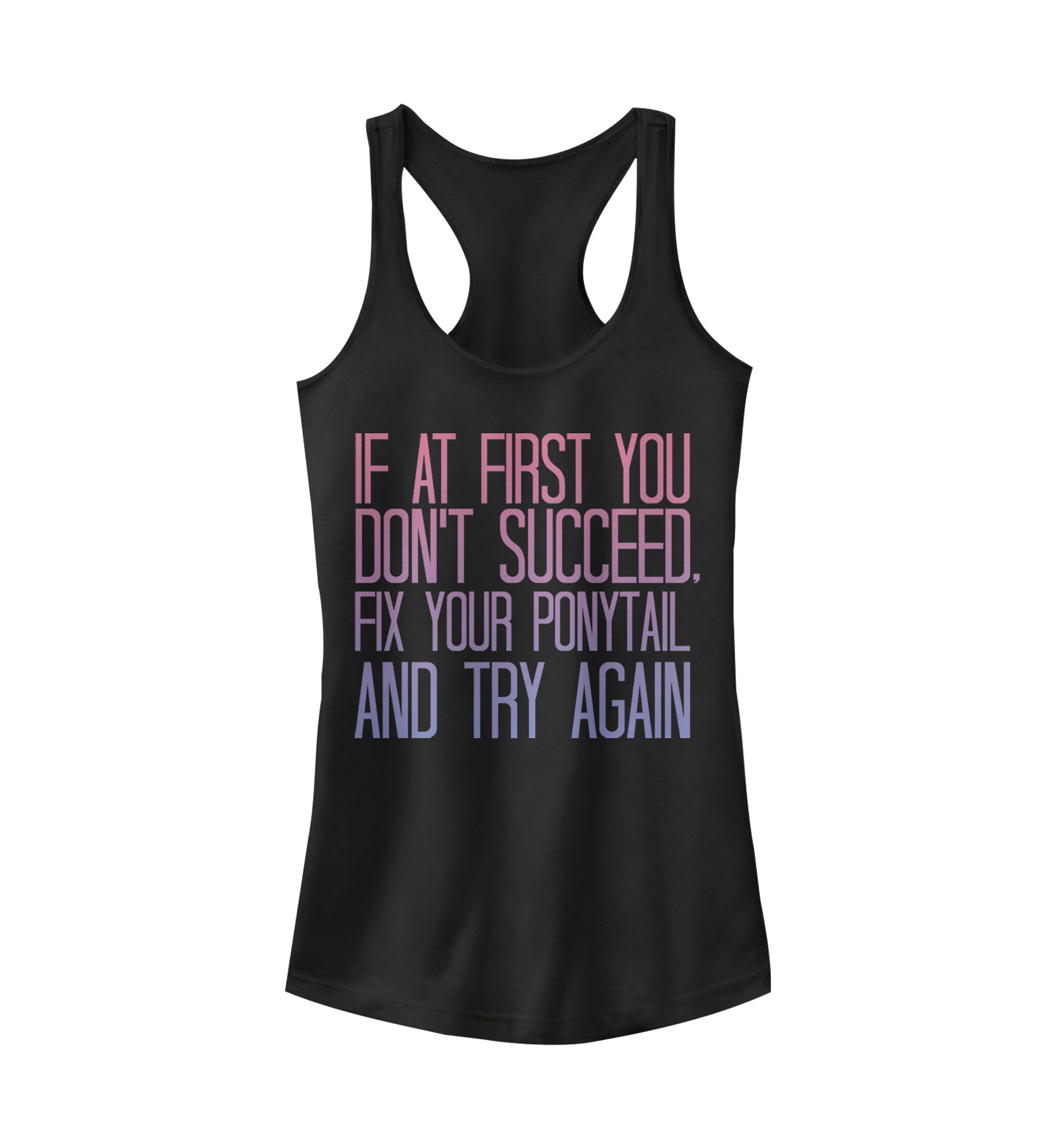 Juniors Fix That Ponytail Graphic Tank Top