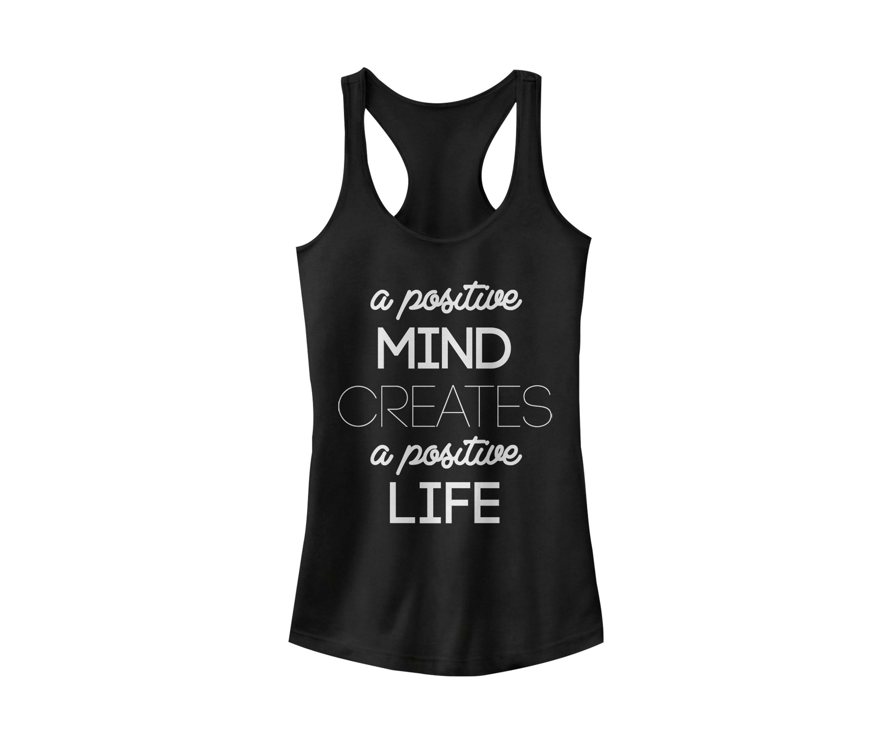  Juniors Create Positivity Tank Top  