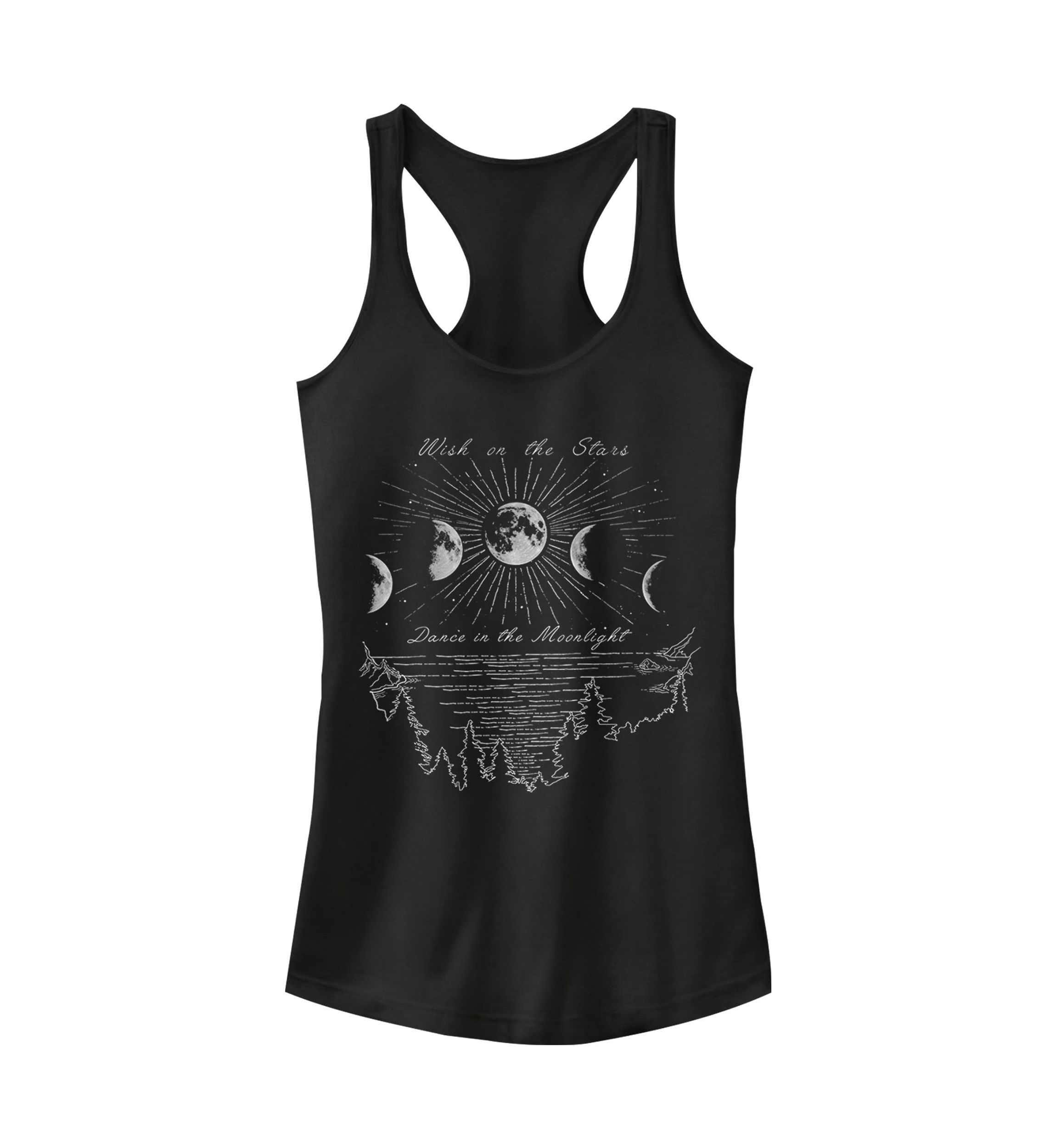  Juniors Moon Light Vibes Tank Top 