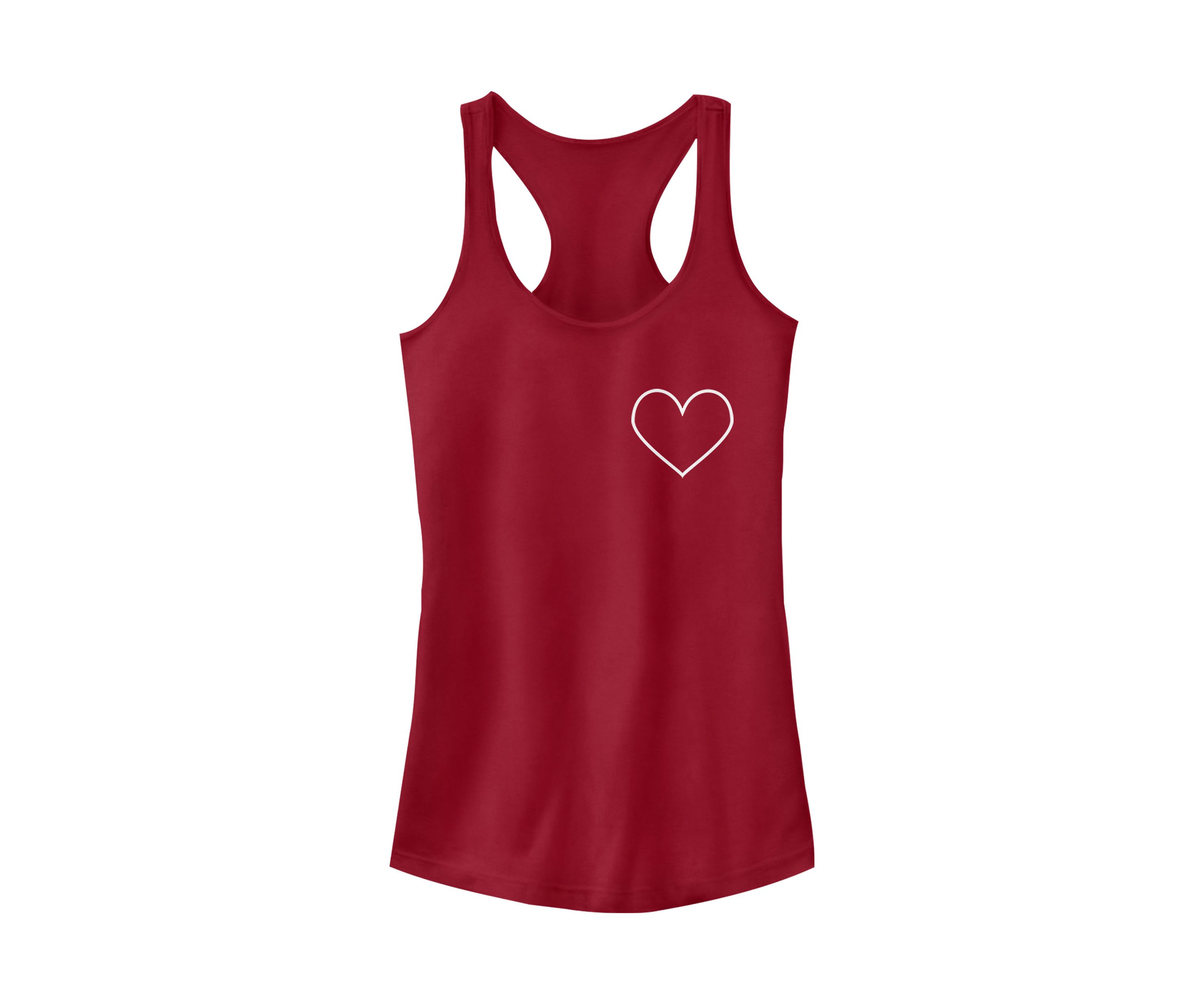 	  Juniors Disturbed Heart Tank Top 