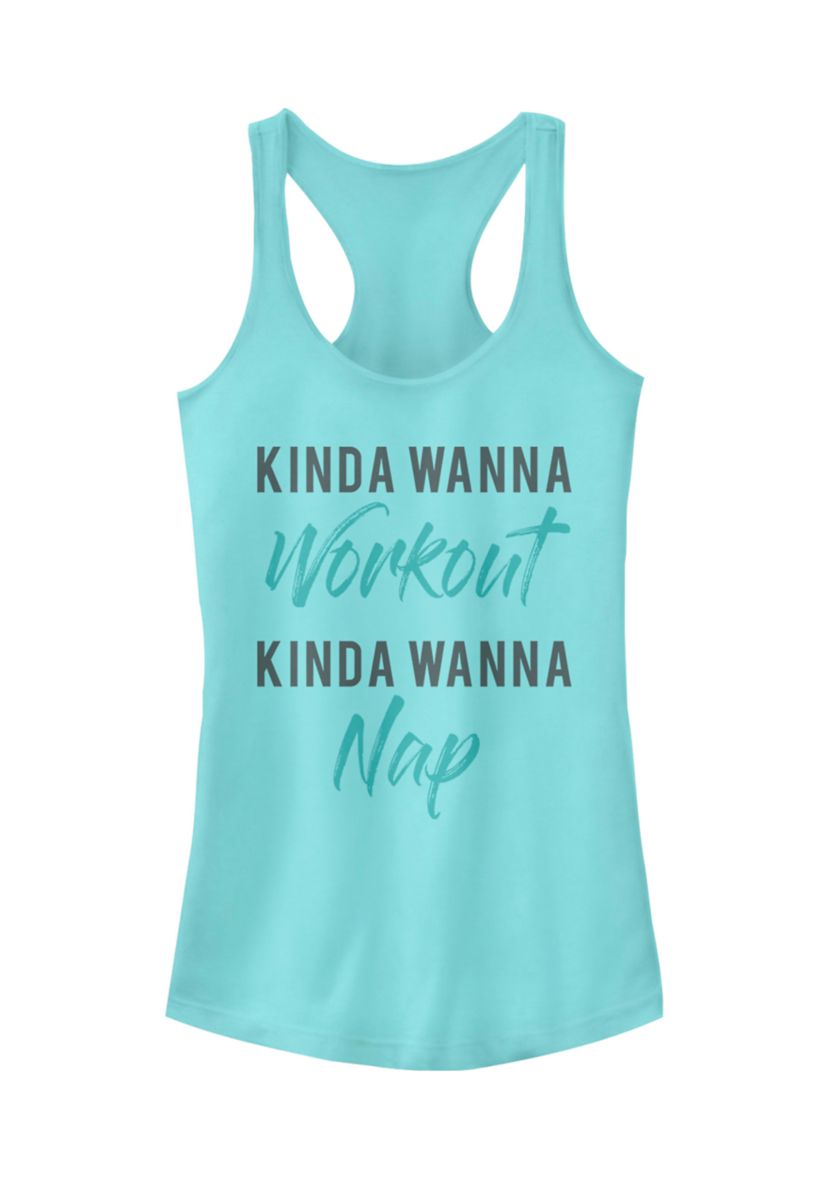  Juniors Work or Nap Tank Top 