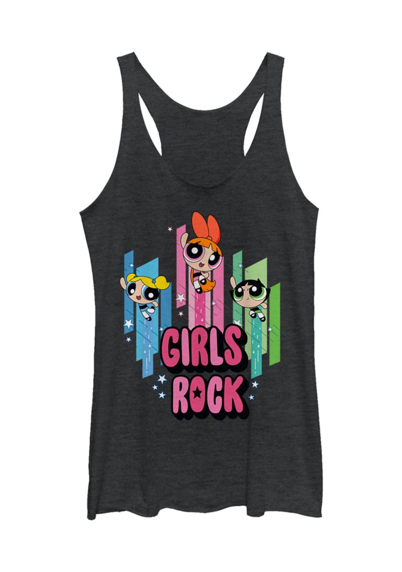 Juniors Girls Rock Graphic Tank