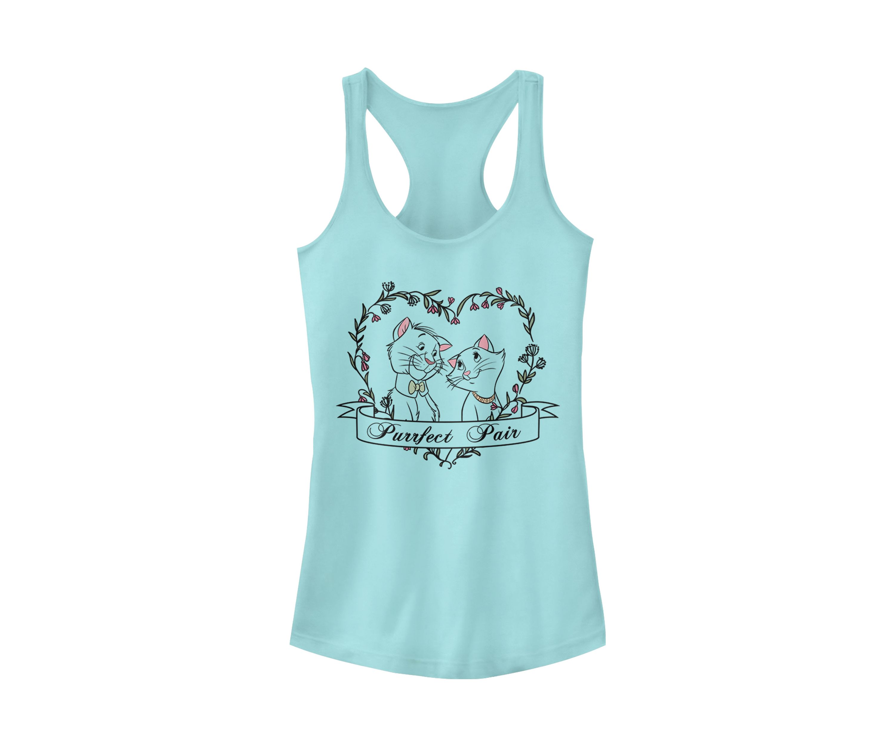 Juniors Licensed Disney Duchess And Omalley Purrfect Tank Top
