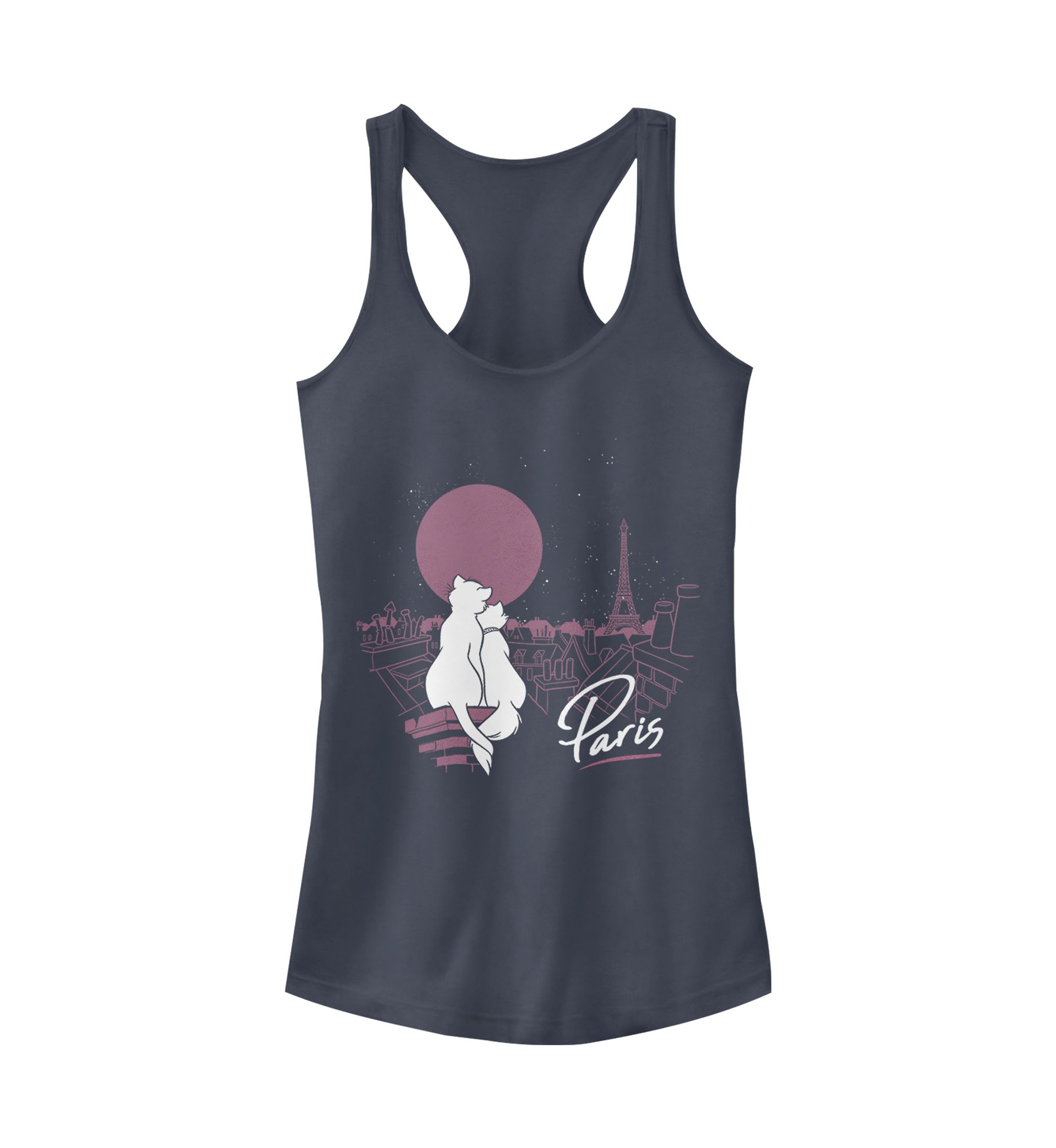 Juniors Licensed Disney Together In Paris Tank Top
