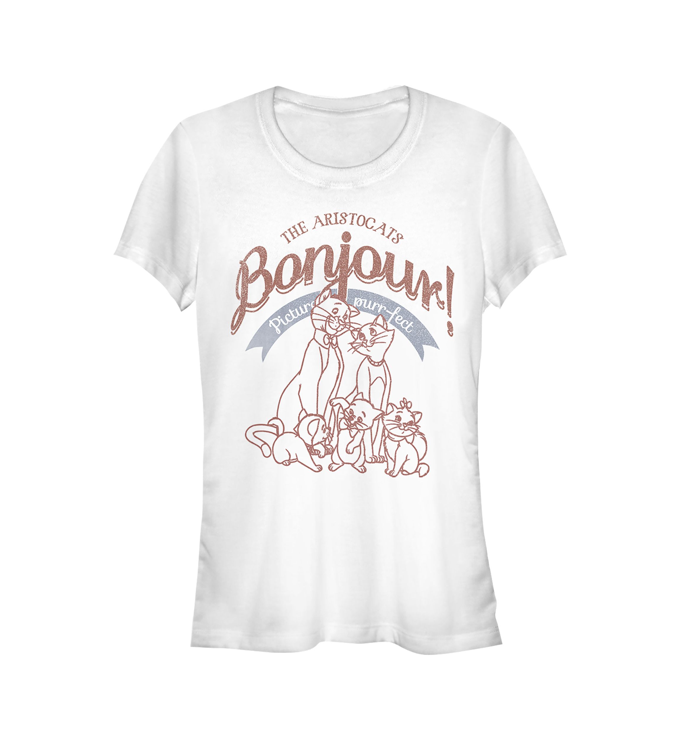 Juniors Licensed Disney Vintage Cats T-Shirt