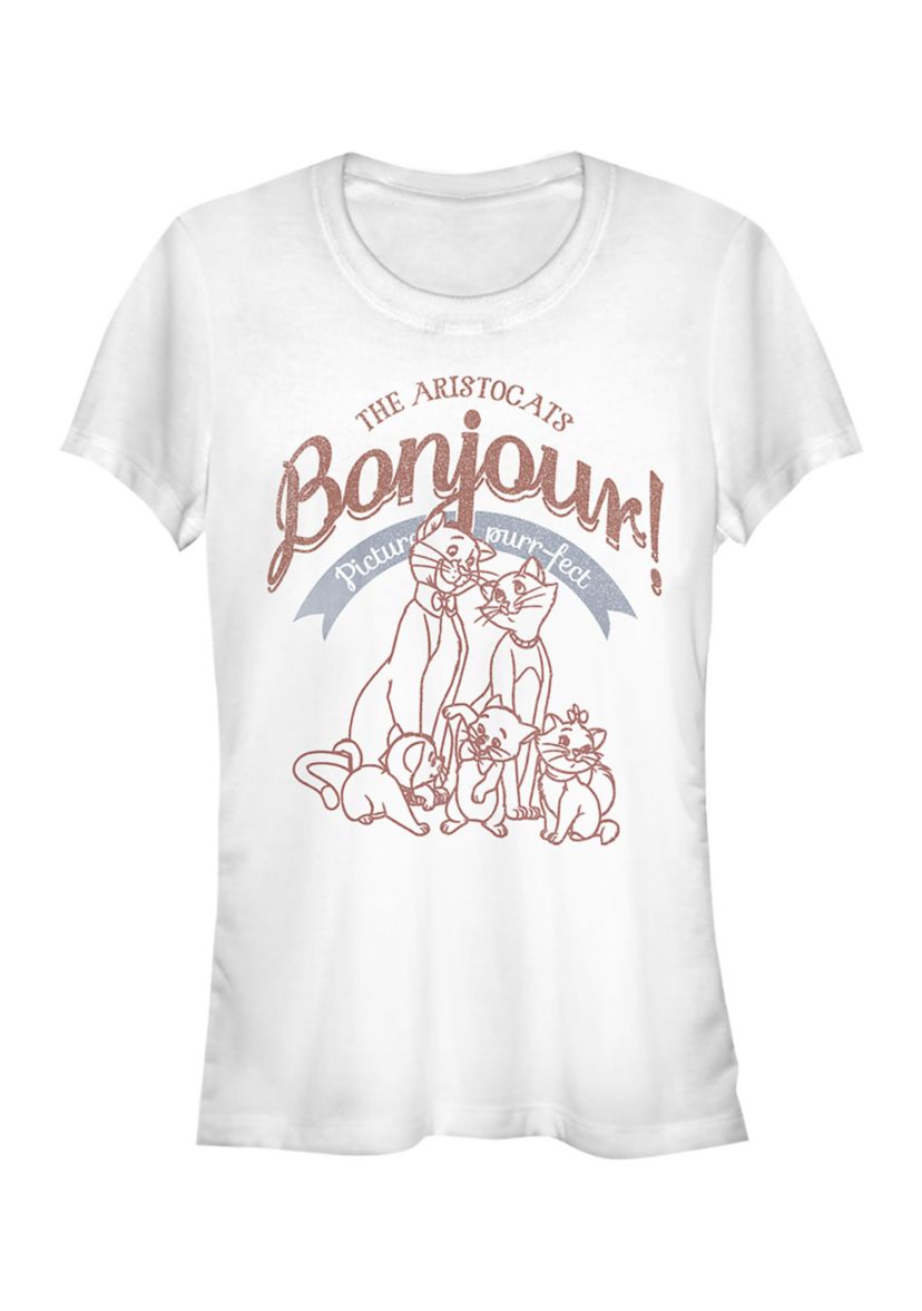 Juniors Licensed Disney Vintage Cats T-Shirt