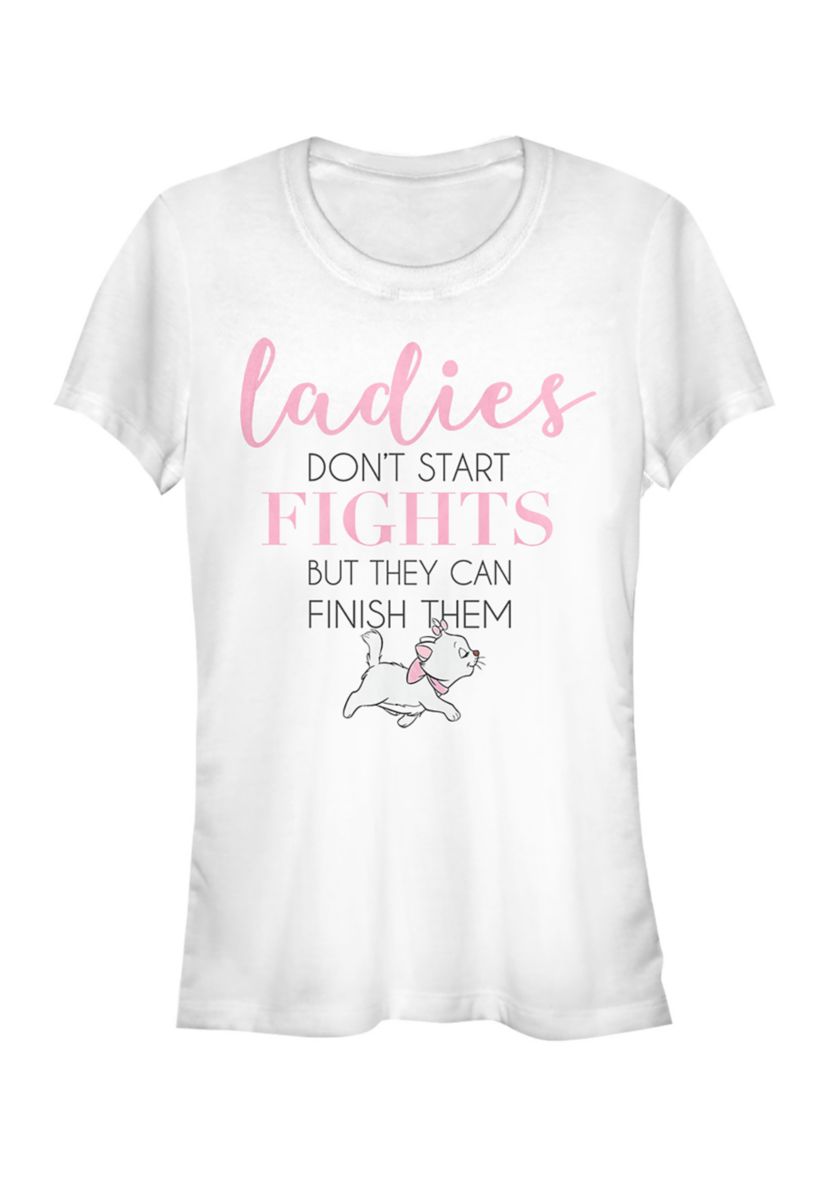 Juniors Licensed Disney Marie T-Shirt