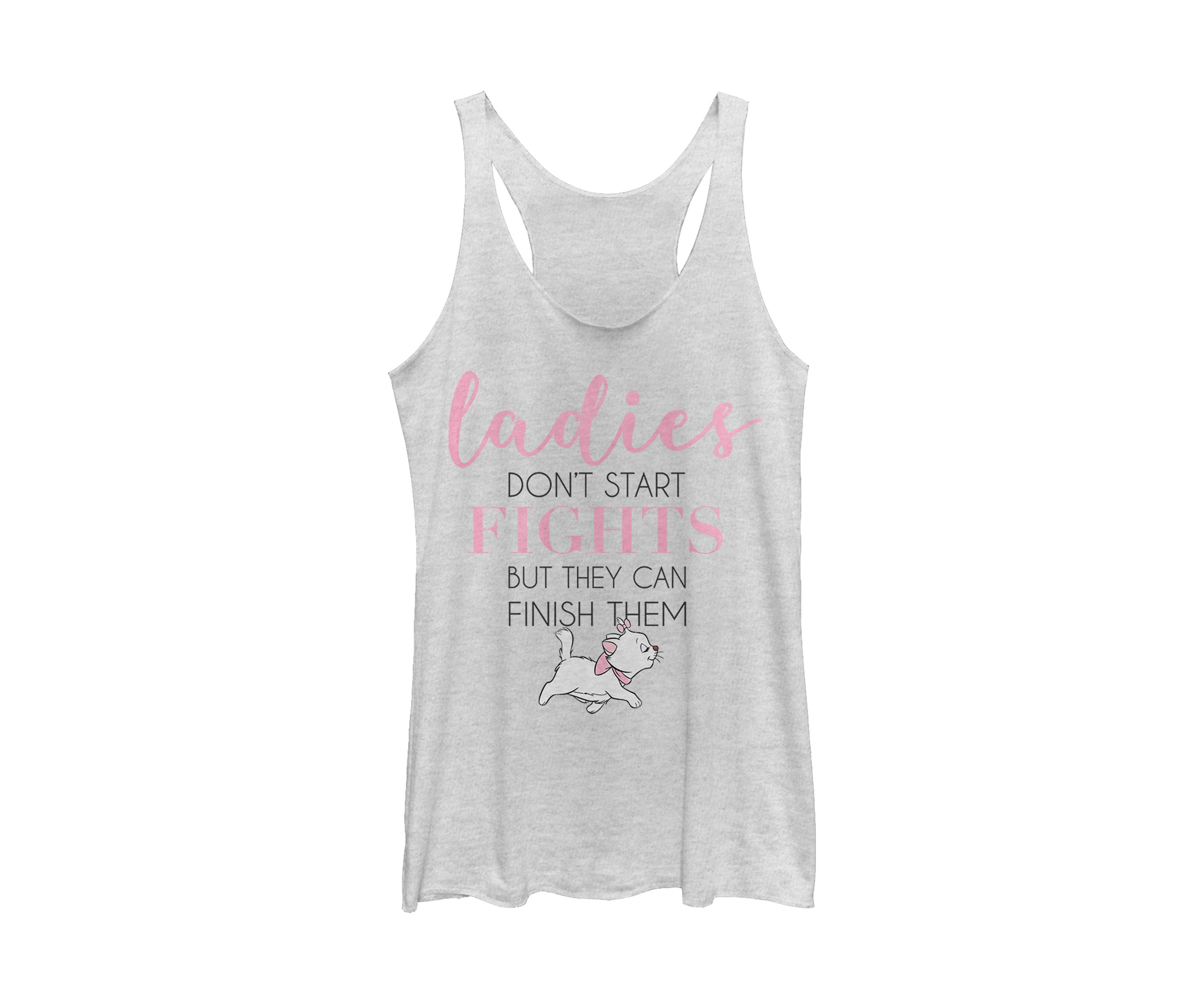 Juniors Licensed Disney Ladies Marie Tank Top