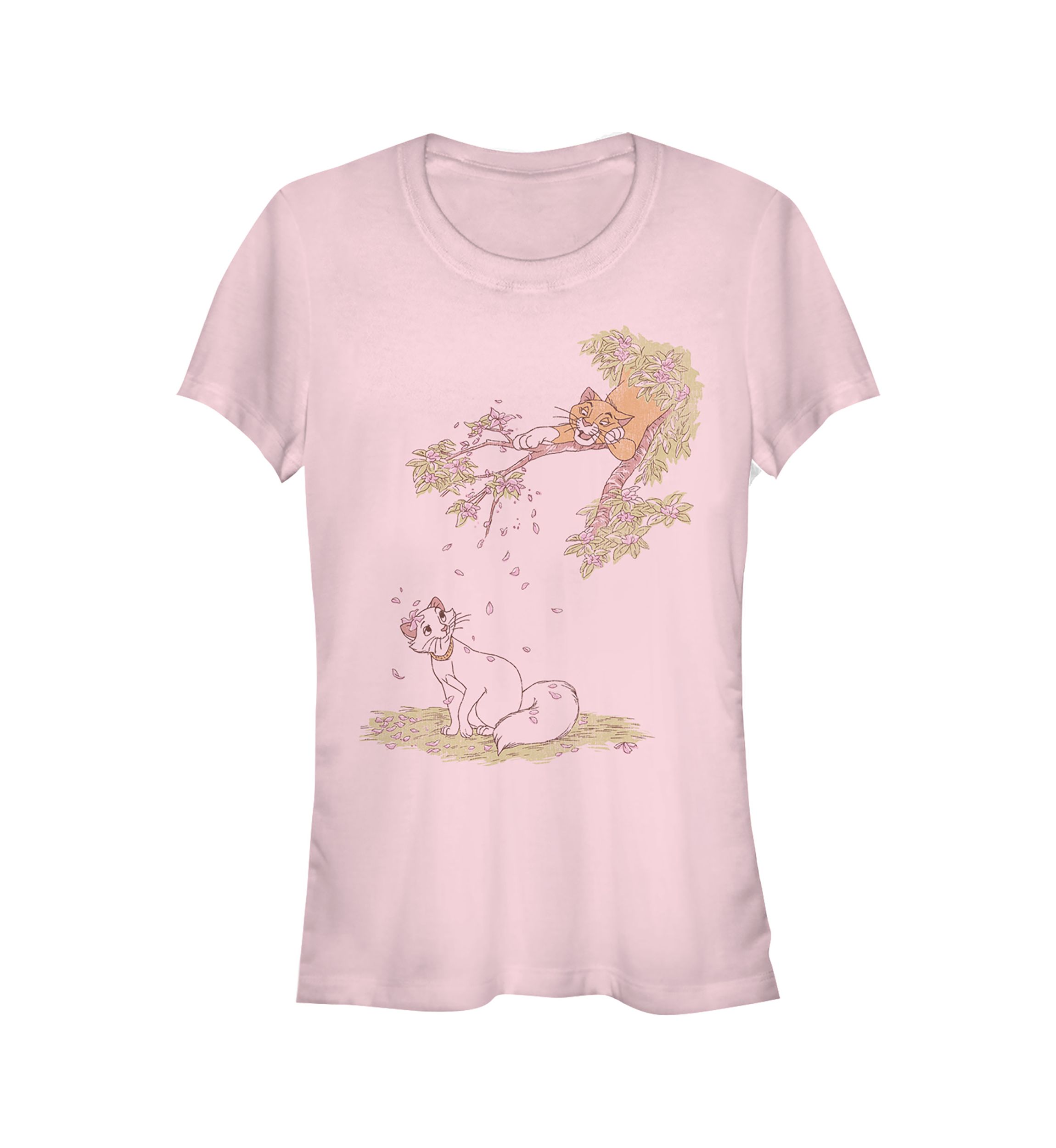 Juniors Licensed Disney Raining Petals T-Shirt