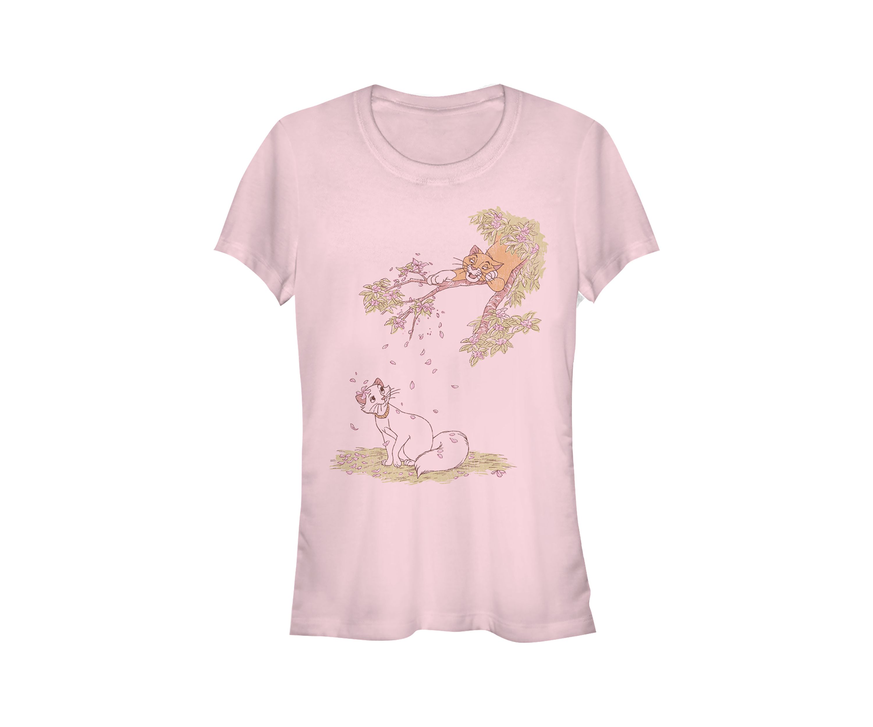 Juniors Licensed Disney Raining Petals T-Shirt