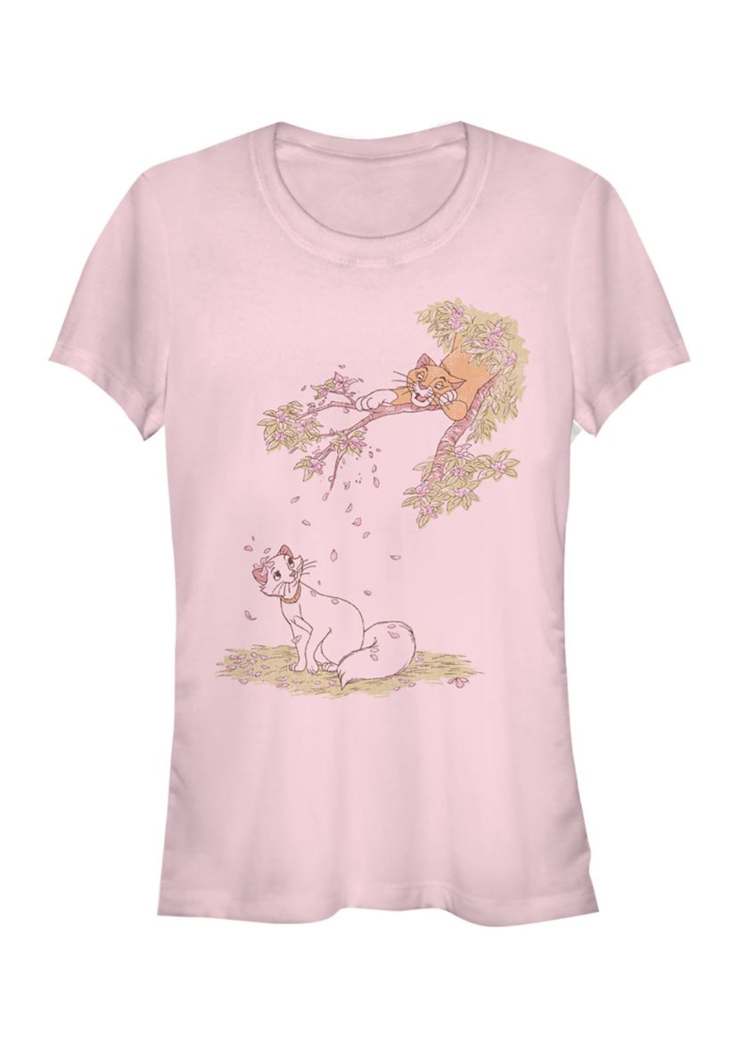 Juniors Licensed Disney Raining Petals T-Shirt