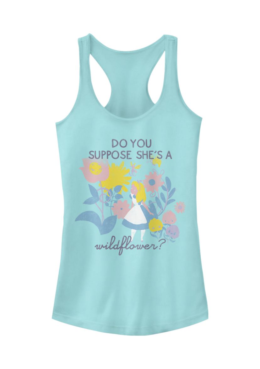 Juniors Licensed Disney Wildflower Tank Top