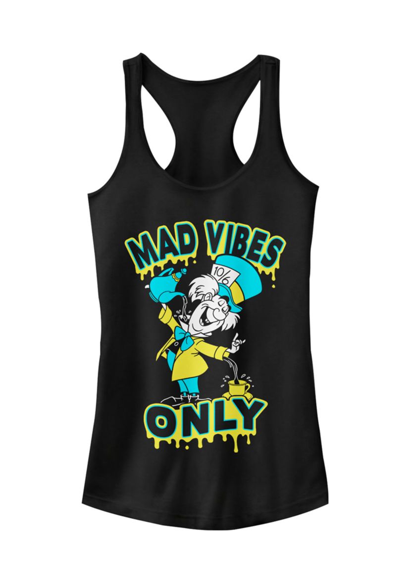 Juniors Licensed Disney Spill It Hatter Tank Top