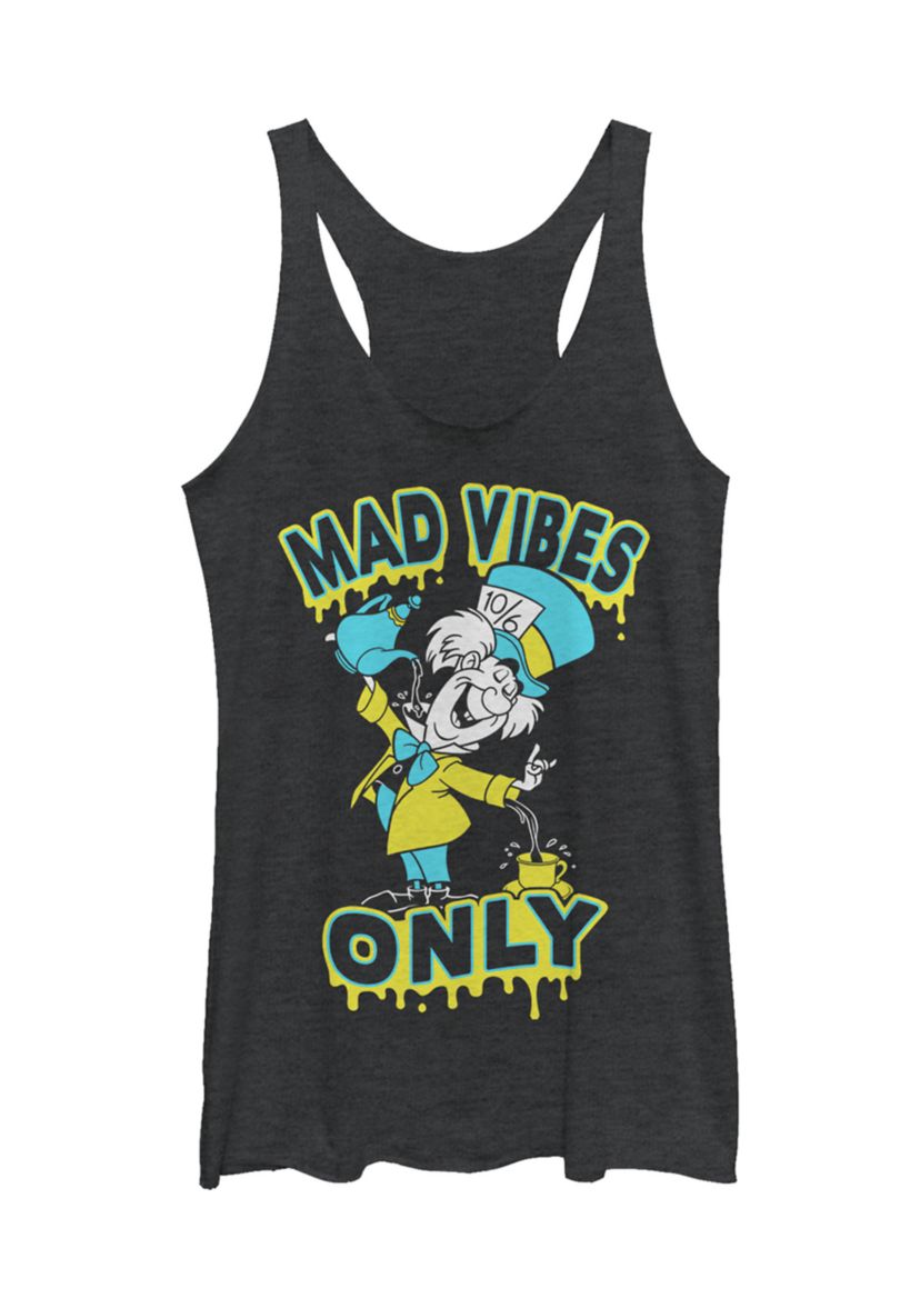 Juniors Licensed Disney Spill It Hatter Tank Top