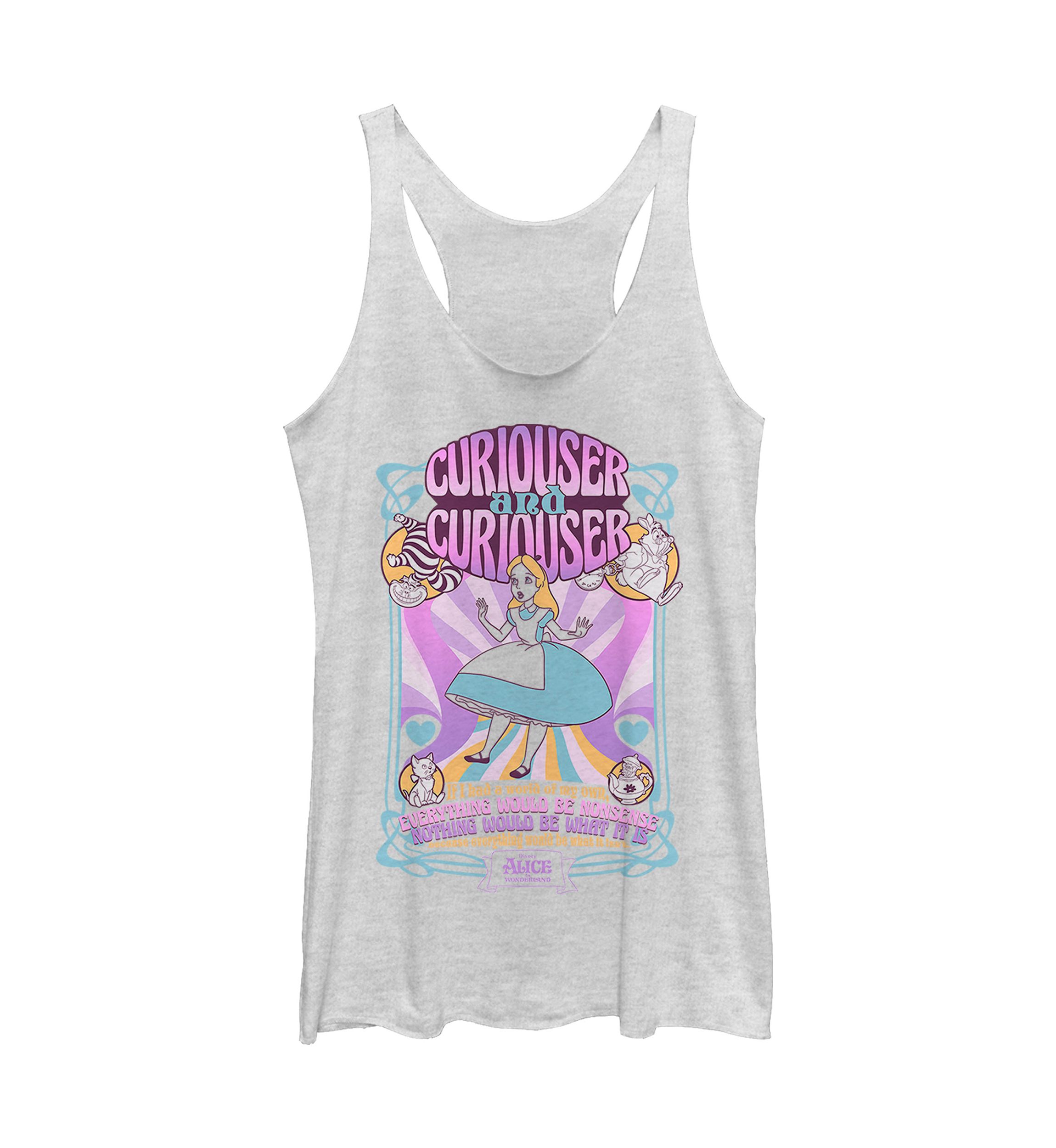 Juniors Licensed Disney Psychedelic Nouveou Tank Top