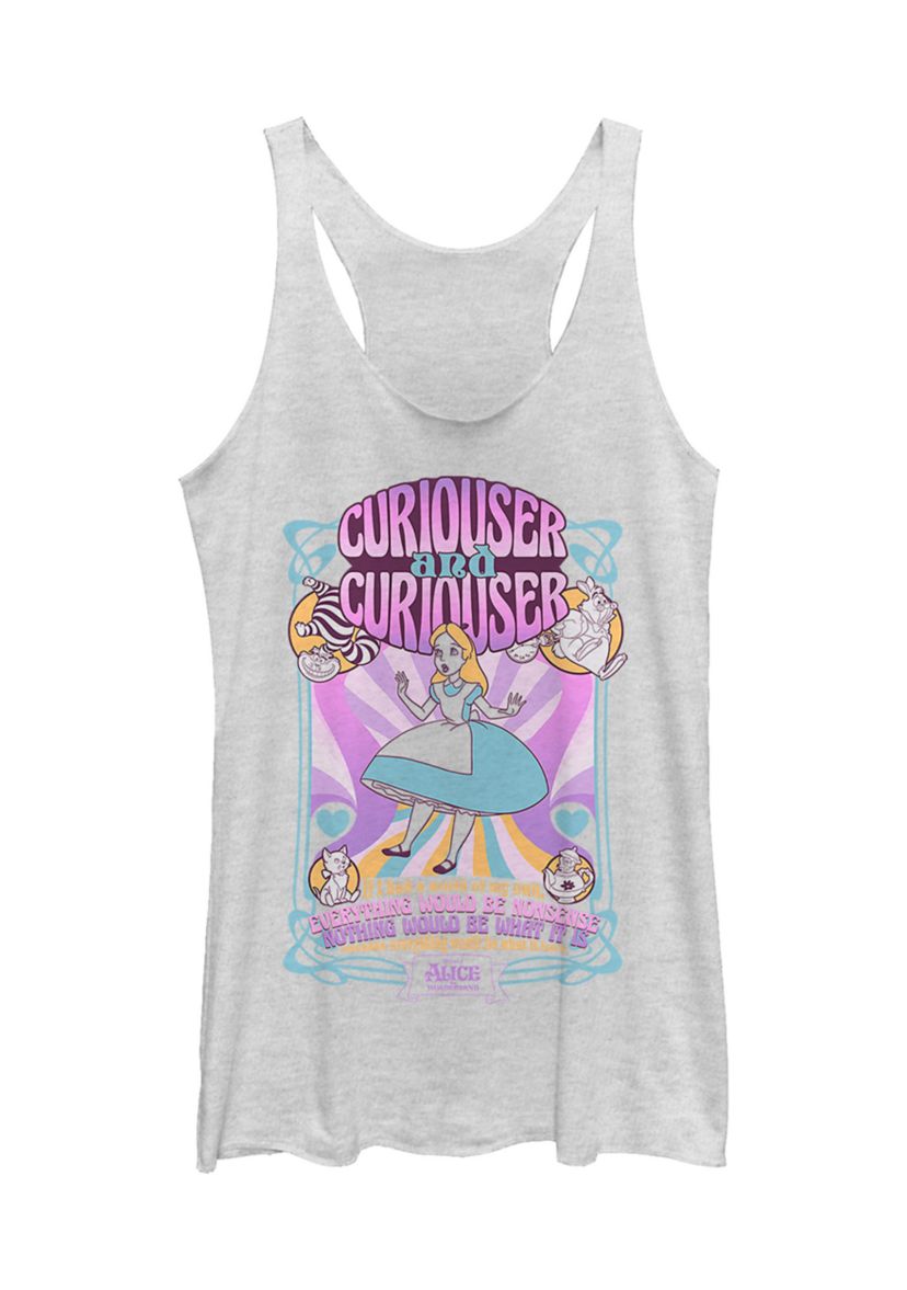 Juniors Licensed Disney Psychedelic Nouveou Tank Top