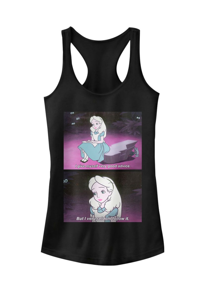 Juniors Licensed Disney Advice Meme Tank Top