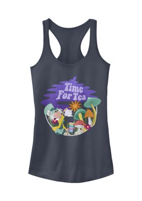 Junior's Officially Licensed Disney Alice in Wonderland Tank Top, Medium