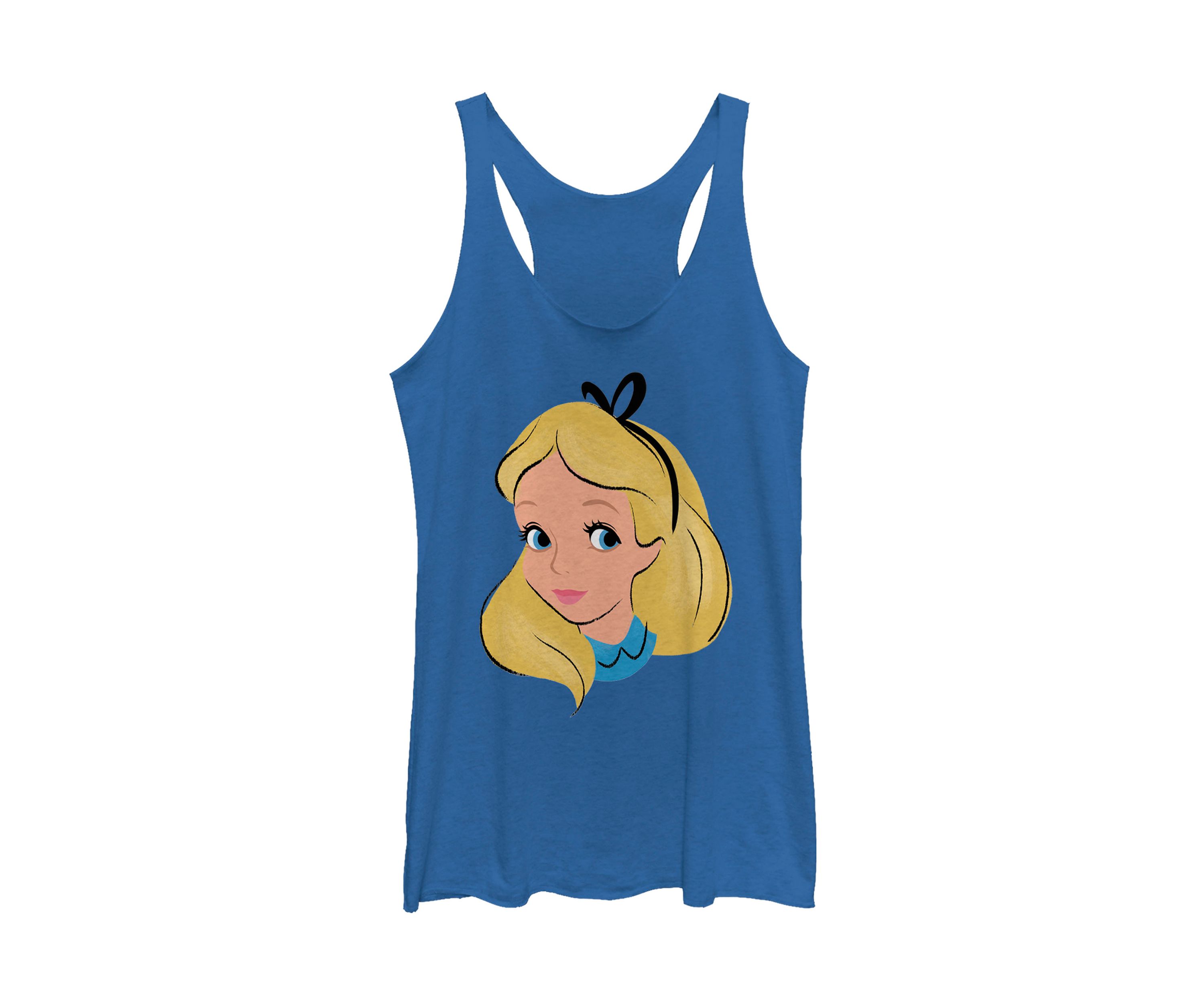 Juniors Licensed Disney Big Face Tank Top