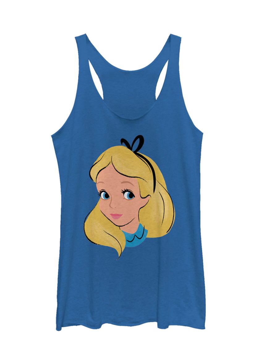 Juniors Licensed Disney Big Face Tank Top