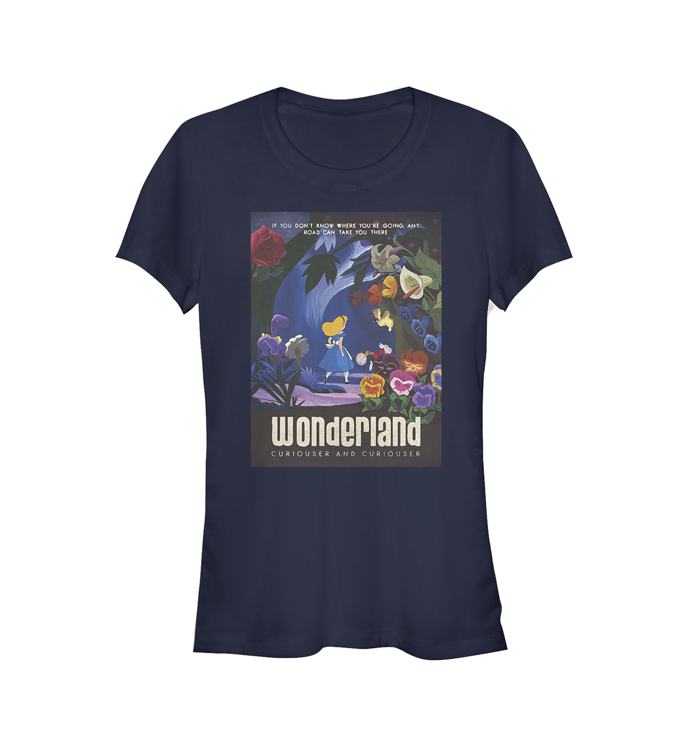 Juniors Licensed Disney Curiouser T-Shirt