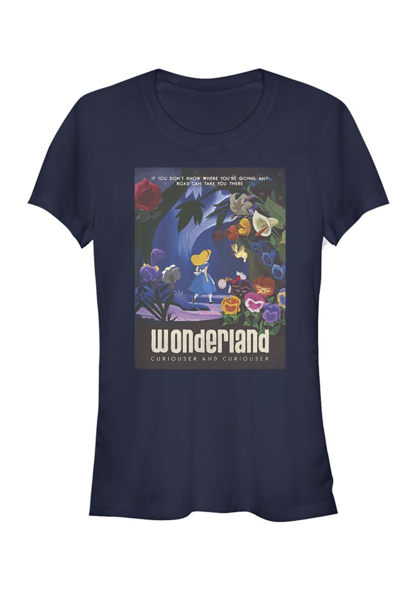Juniors Licensed Disney Curiouser T-Shirt