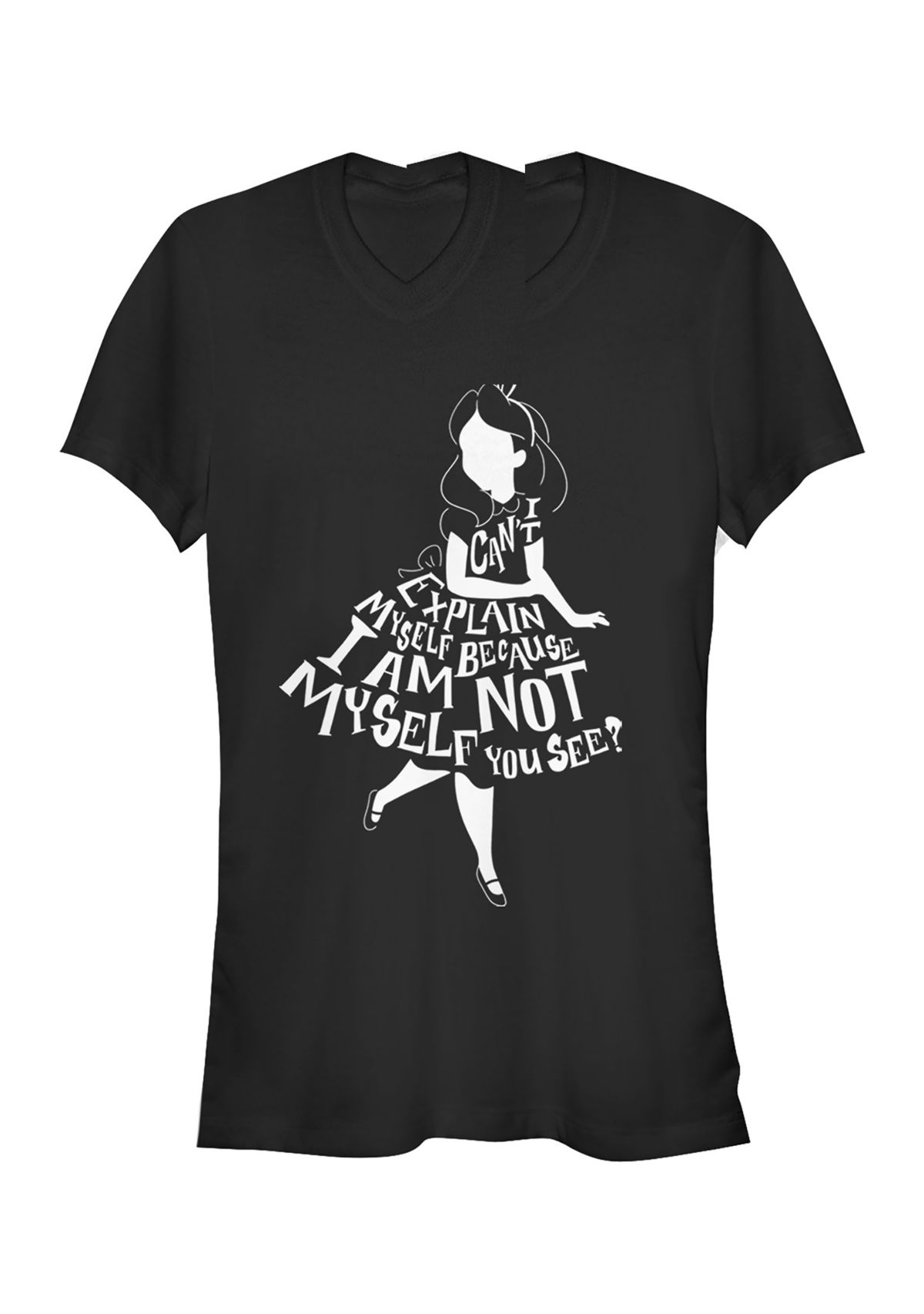 Juniors Licensed Disney Not Alice T-Shirt