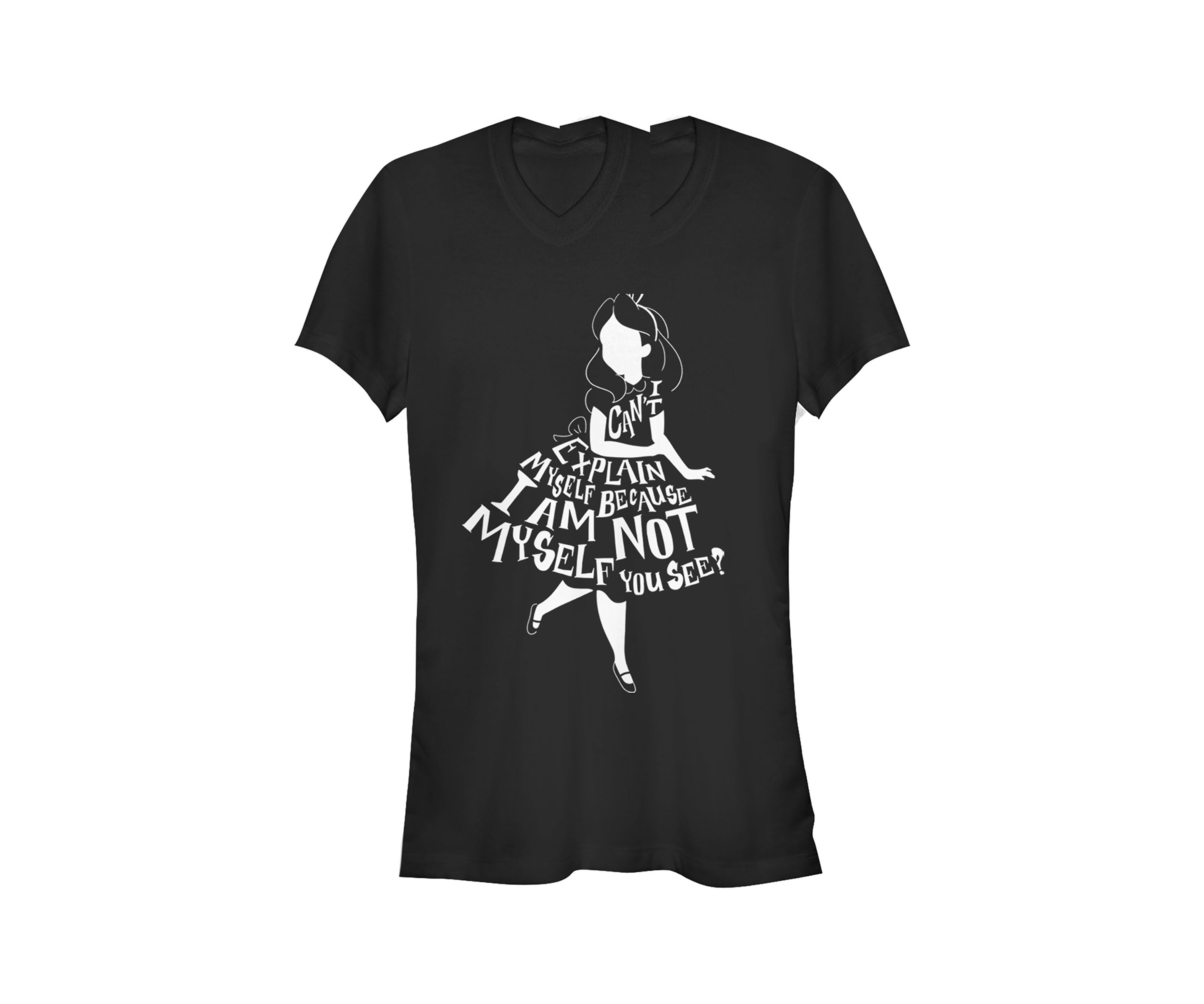Juniors Licensed Disney Not Alice T-Shirt