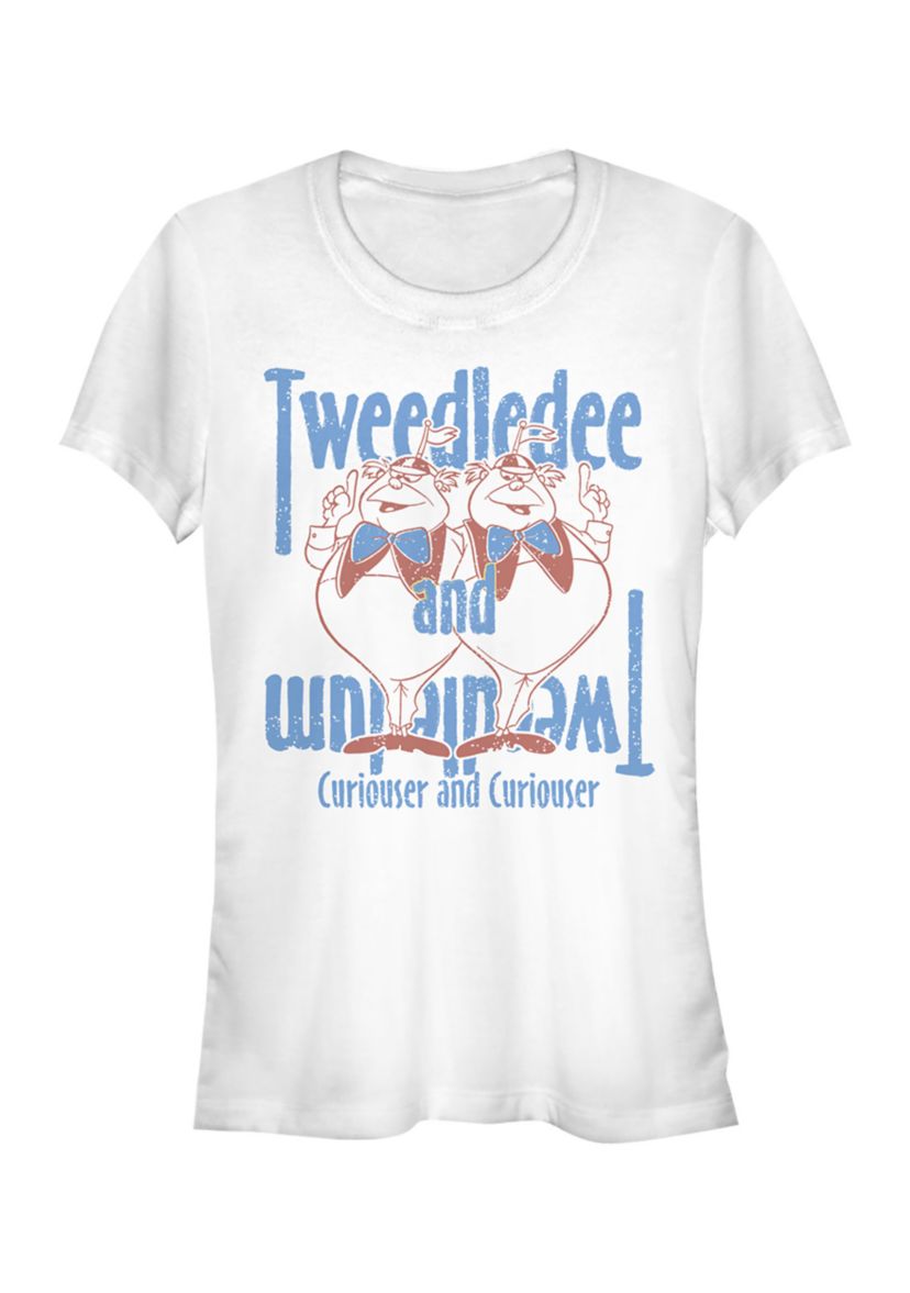 Juniors Licensed Disney Tweedles T-Shirt