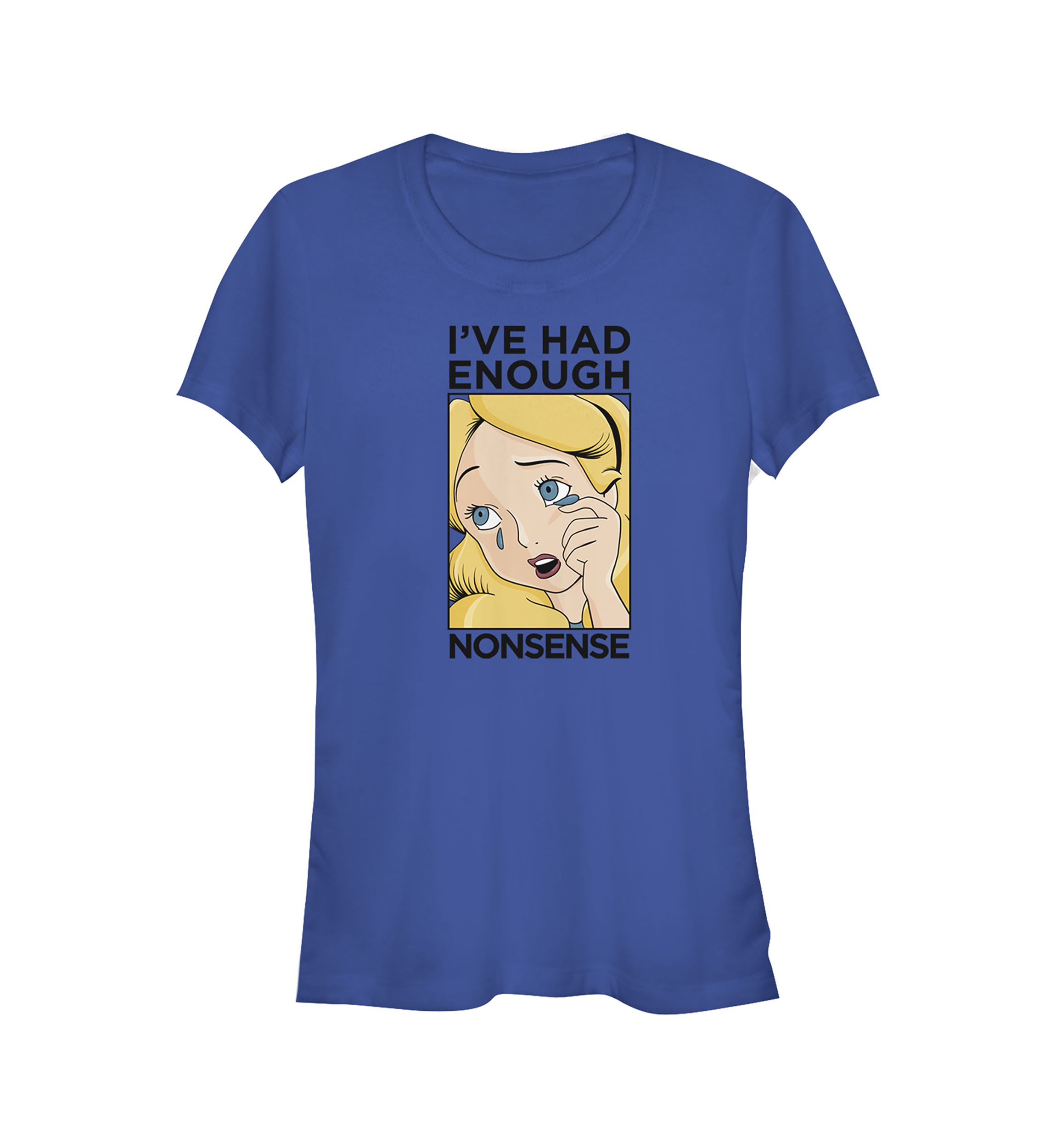 Juniors Licensed Disney Alice Lichtenstein T-Shirt