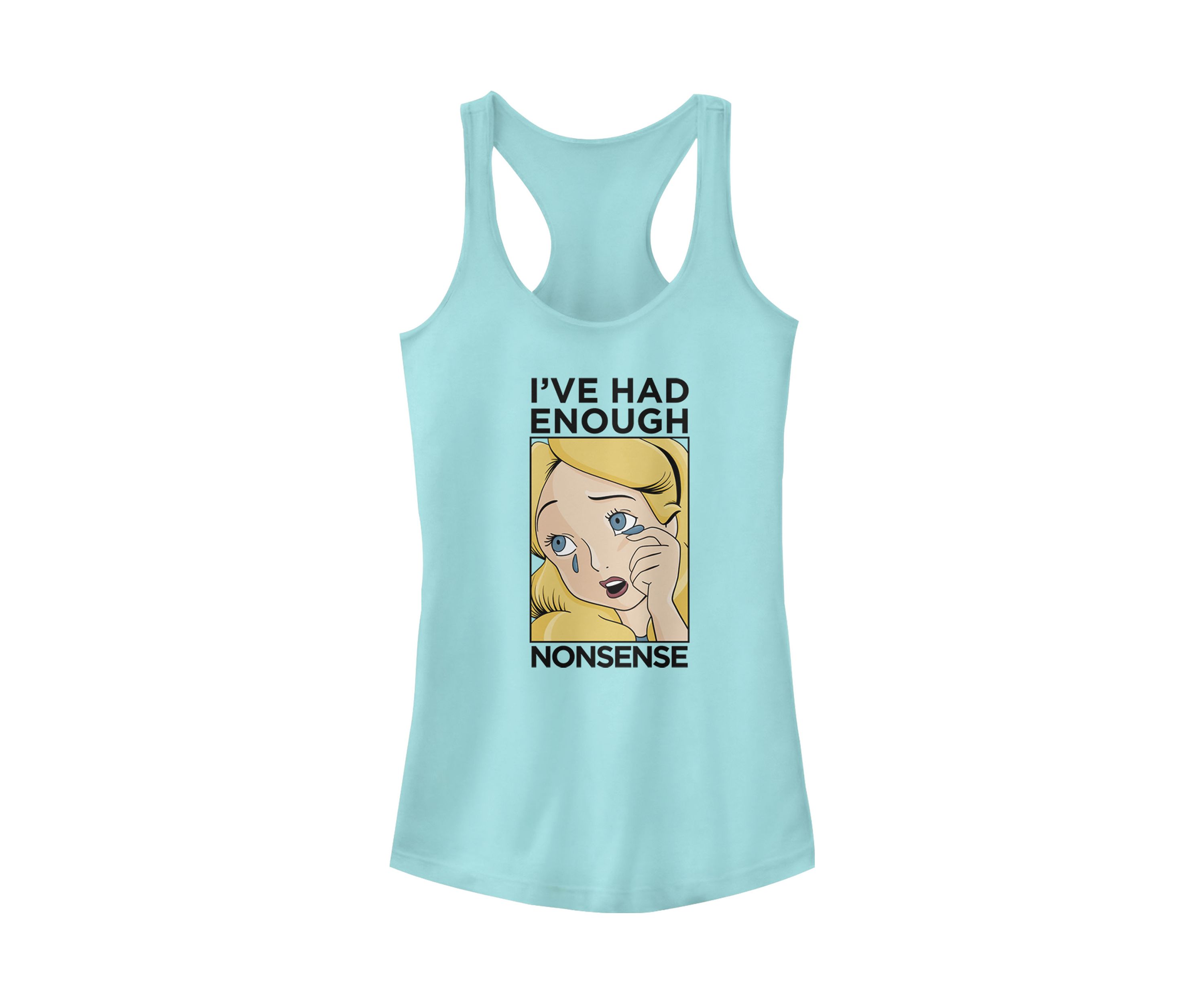 Juniors Licensed Disney Alice Lichtenstein Tank Top