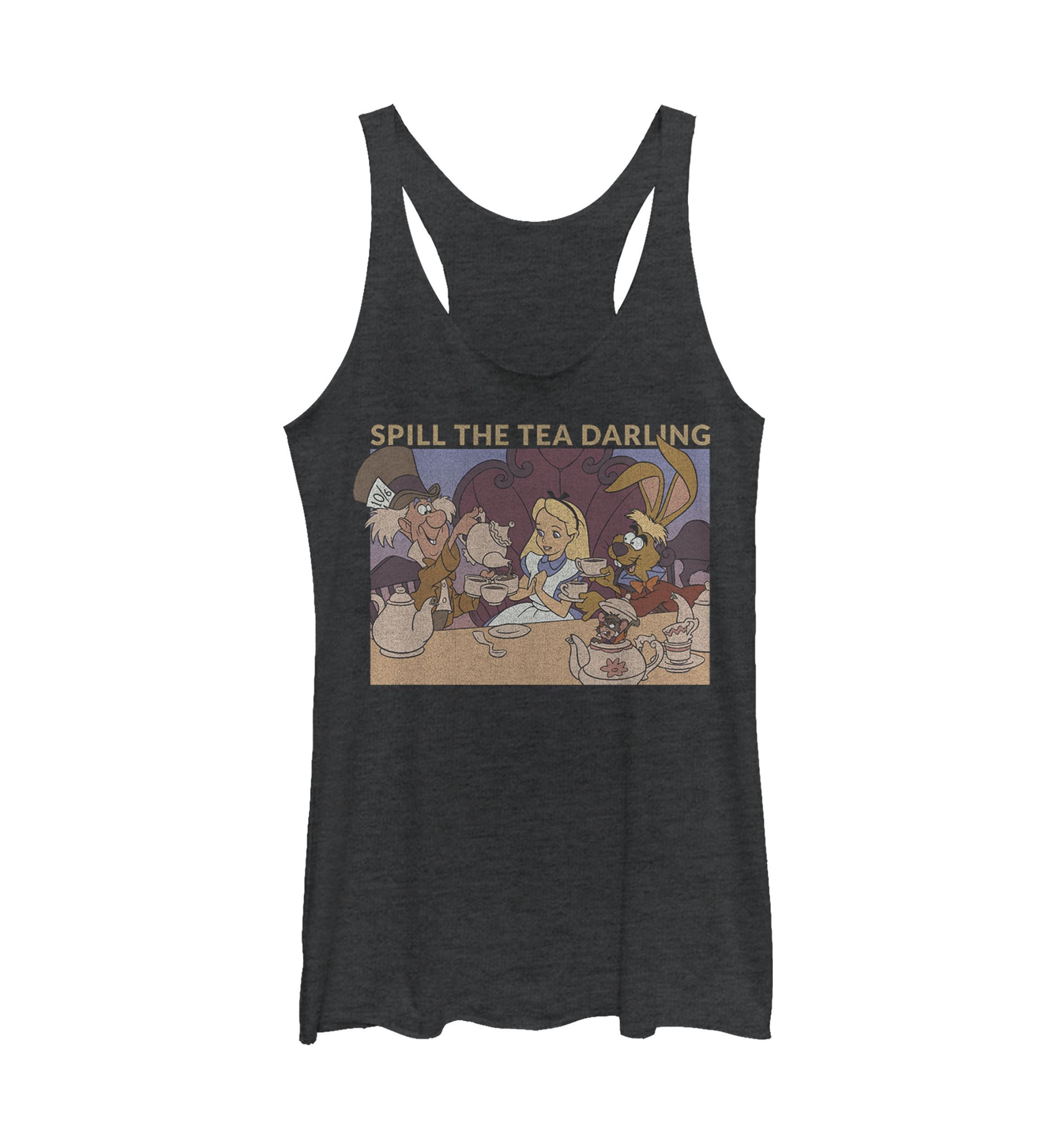 Juniors Licensed Disney Spill The Tea Tank Top
