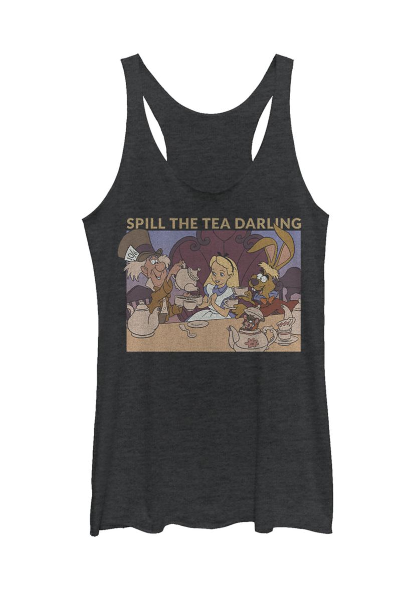 Juniors Licensed Disney Spill The Tea Tank Top